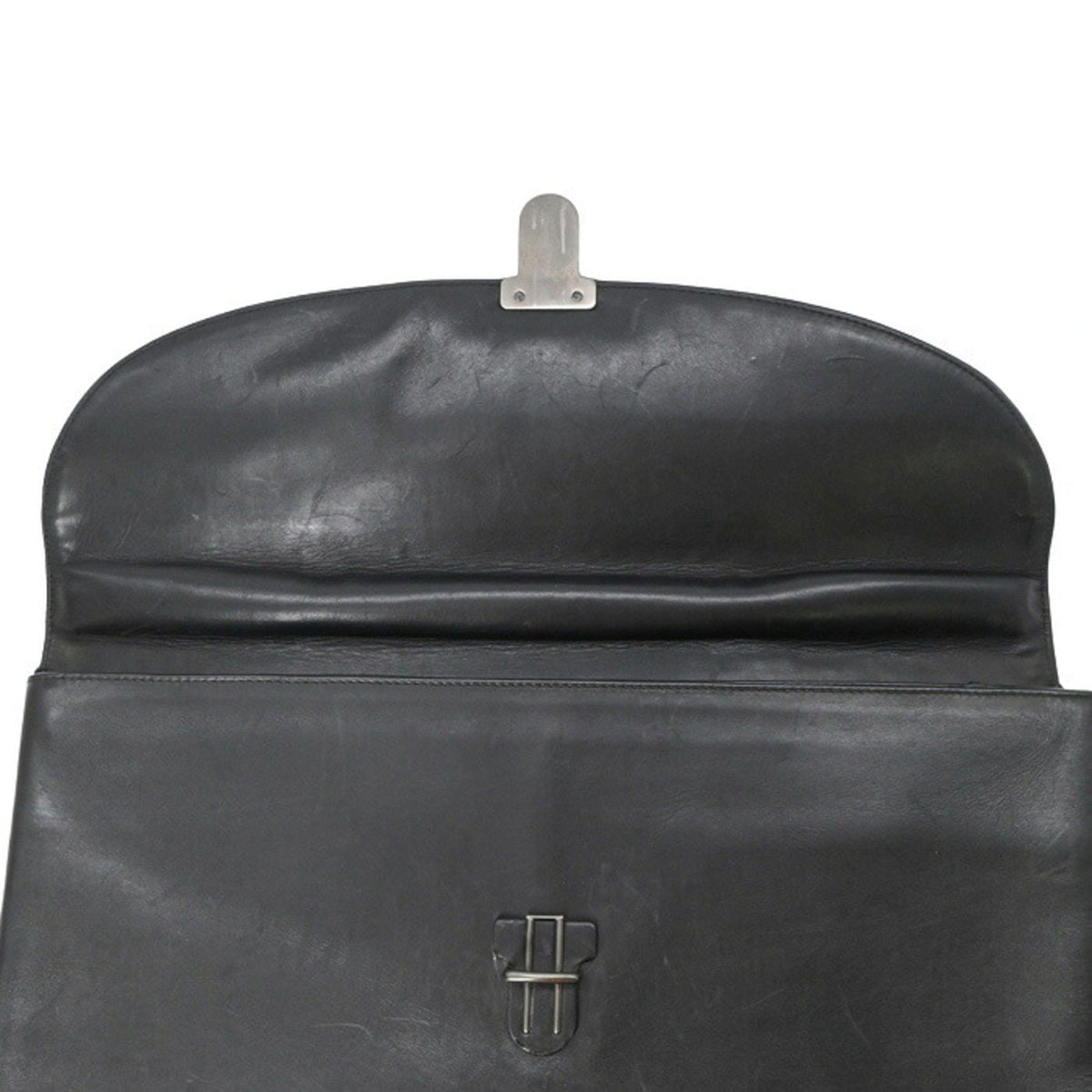 Bottega Veneta Black Leather Briefcase (Pre-Owned)