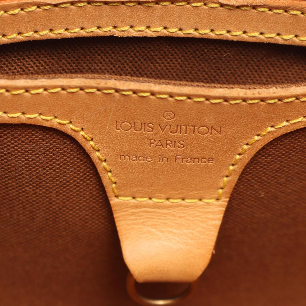 Louis Vuitton Brown Coated Canvas Leather Handbag (Pre-Owned)