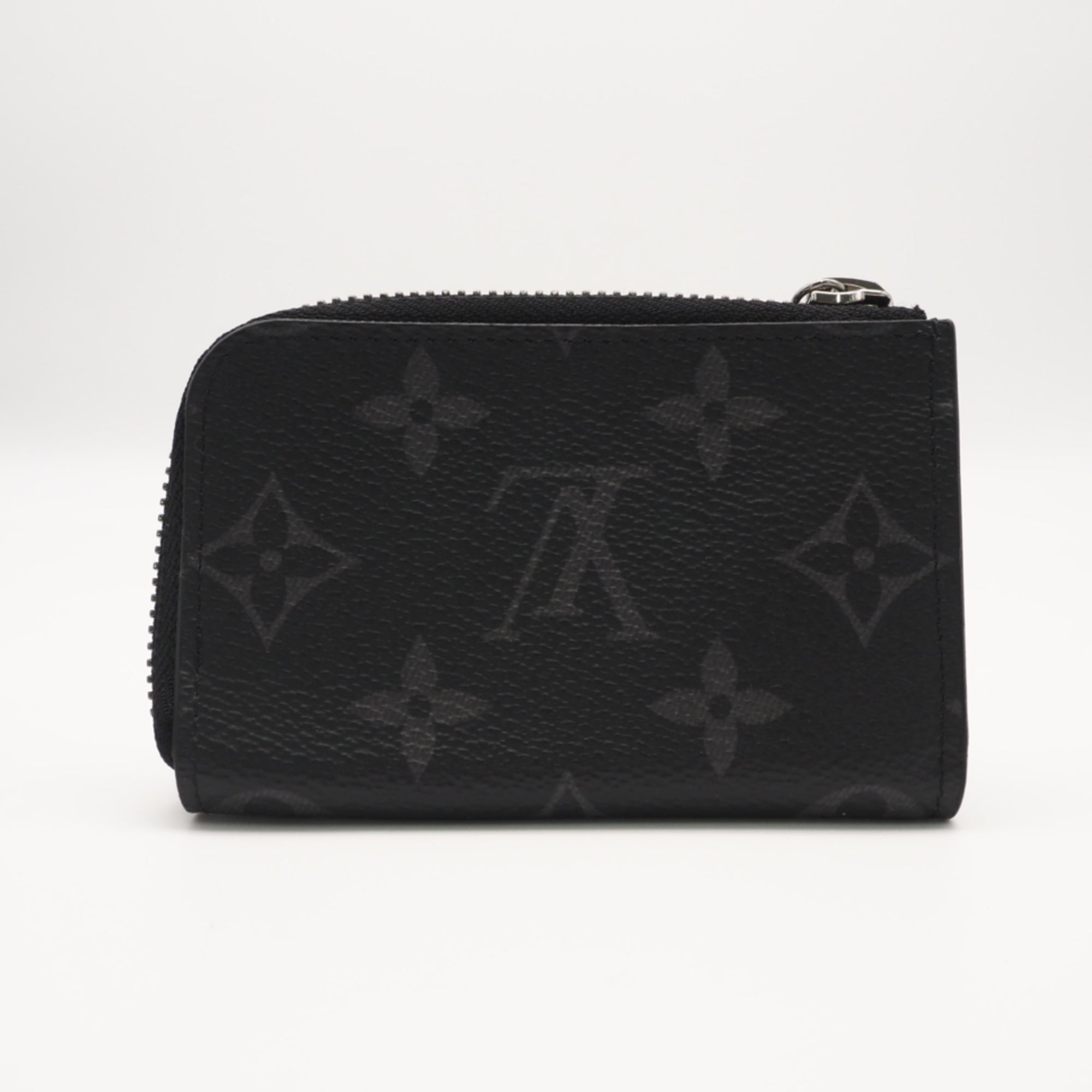 Louis Vuitton Black Monogram Eclipse Monogram Eclipse Coin Purse/Coin Case (Pre-Owned)