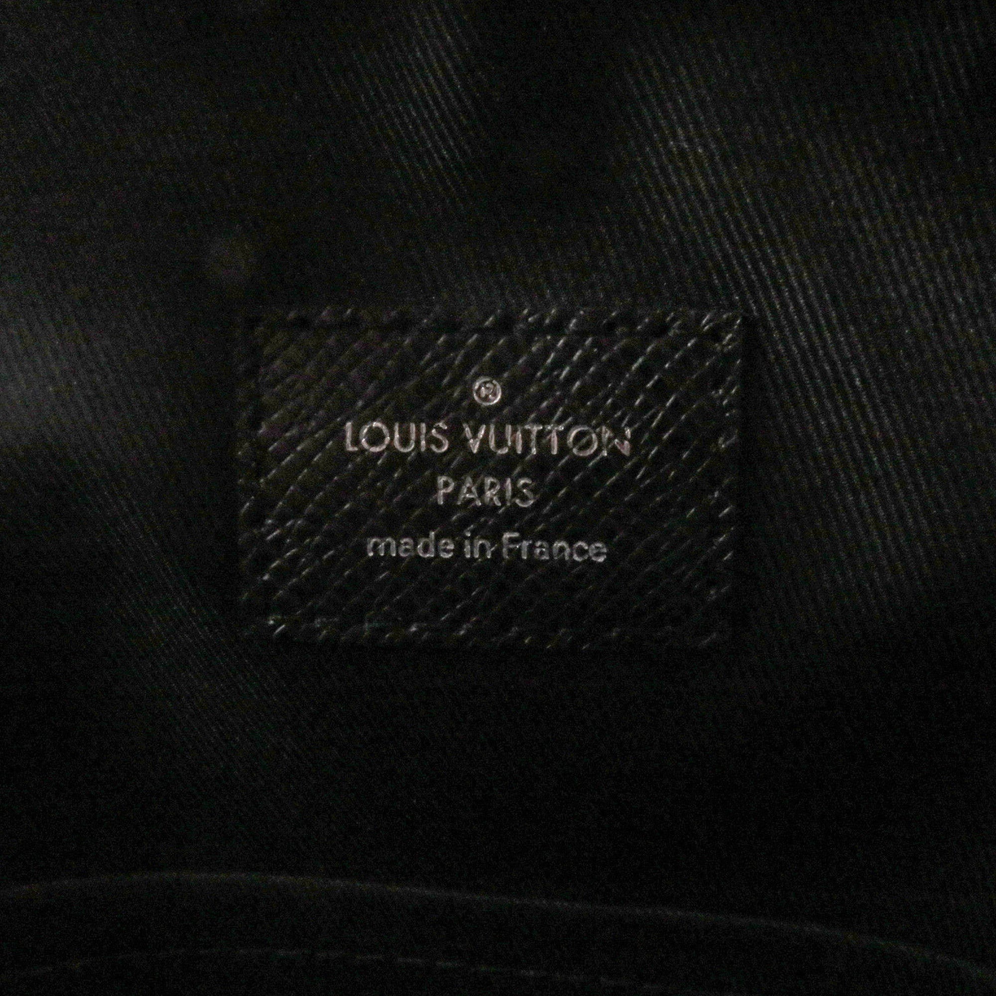 Louis Vuitton Taiga Noir Taiga Leather Backpack (Pre-Owned)