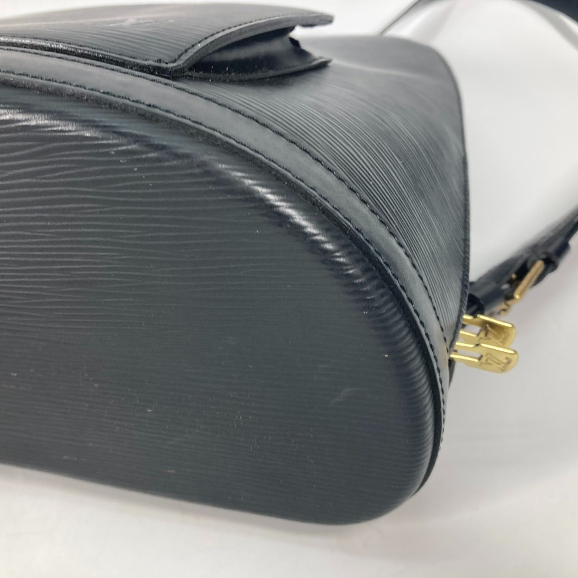 Louis Vuitton Black Galle Noir Epi Leather Backpack (Pre-Owned)