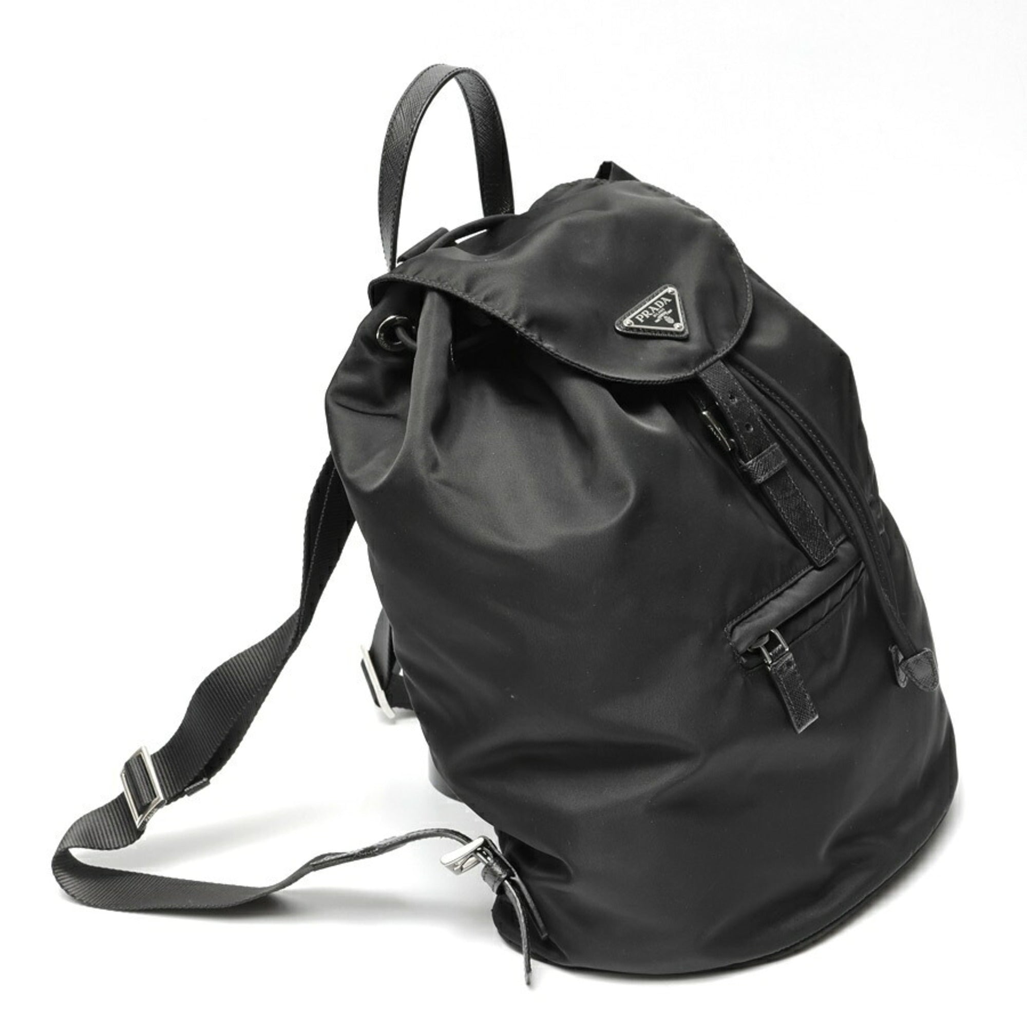 Prada Black Nylon Backpack (Pre-Owned)