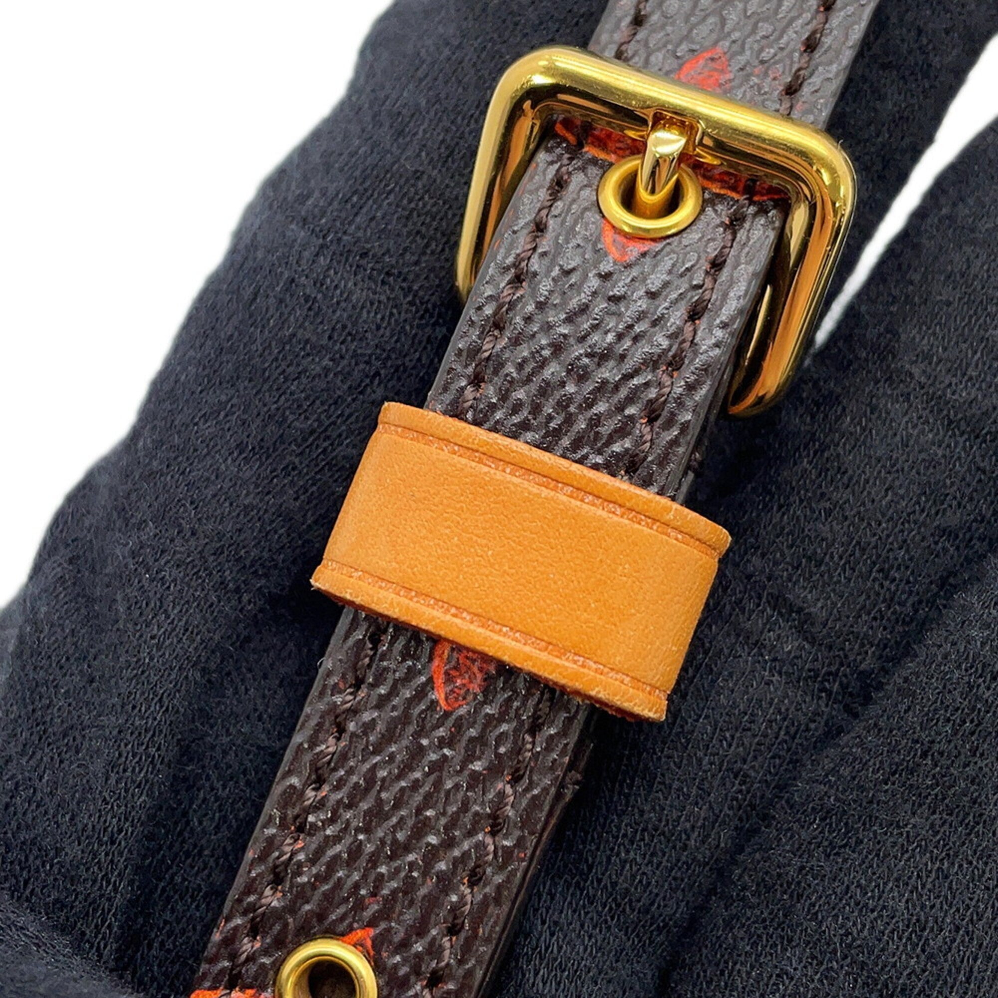 Louis Vuitton Monogram Brown Orange Monogram Handbag Shoulder Bag (Pre-Owned)