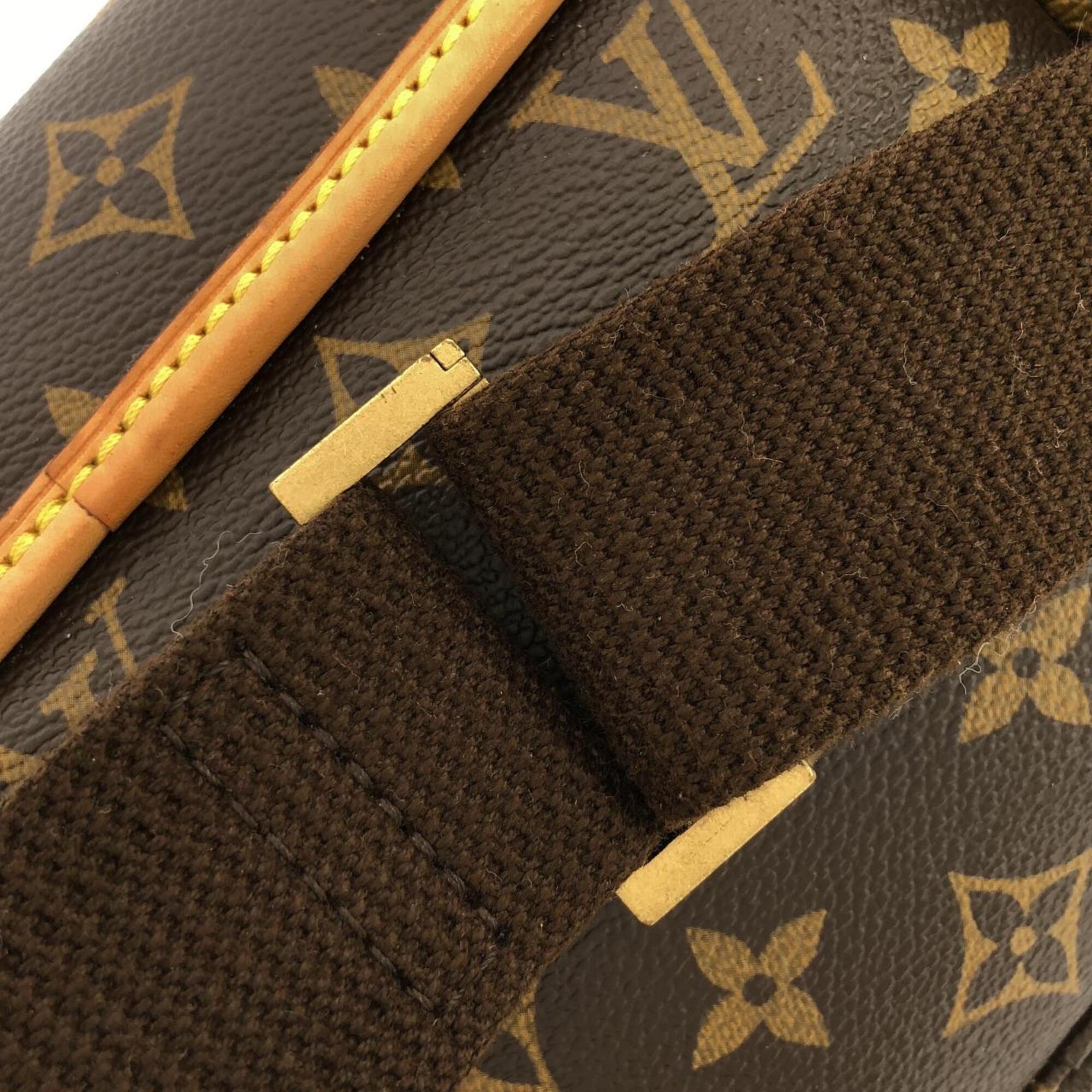 Louis Vuitton Marron Coated Canvas Shoulder Bag (Pre-Owned)