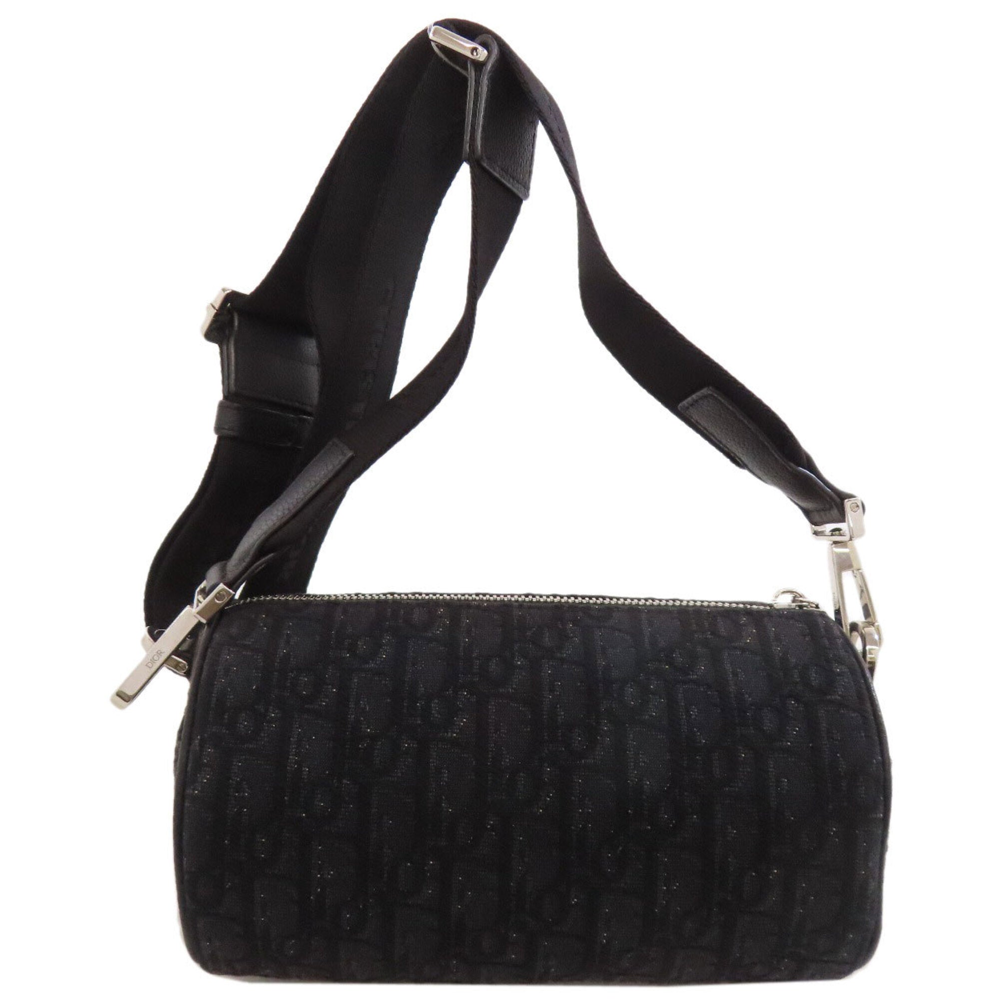 Christian Dior Black Canvas Shoulder Bag (Pre-Owned)