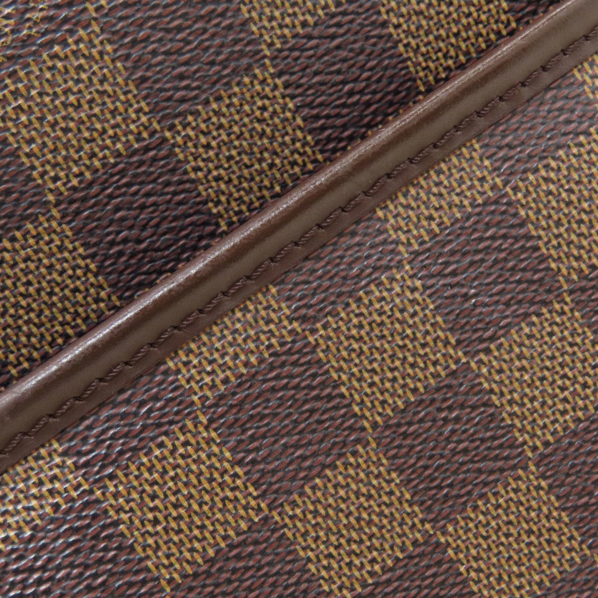 Louis Vuitton Damier Canvas Ebene Damier Canvas Shoulder Bag (Pre-Owned)