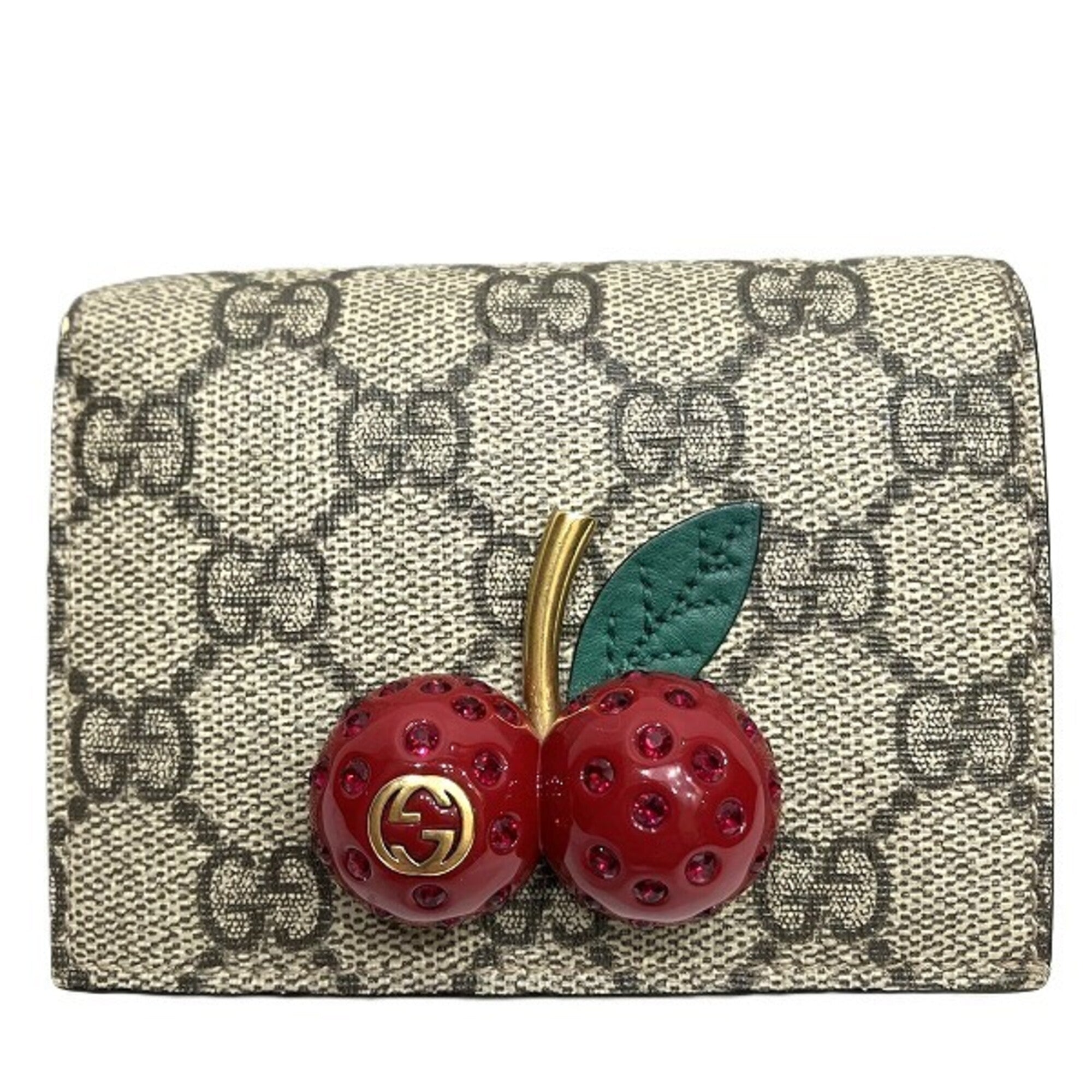 Gucci Beige Gg Supreme Wallet (Bi-Fold) (Pre-Owned)
