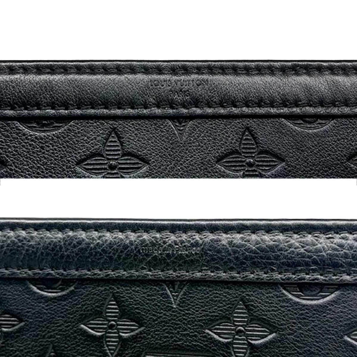 Louis Vuitton Black Monogram Shadow Handbag Shoulder Bag (Pre-Owned)