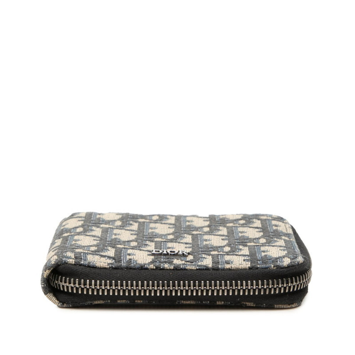 Christian Dior Beige Navy Canvas Wallet (Bi-Fold) (Pre-Owned)