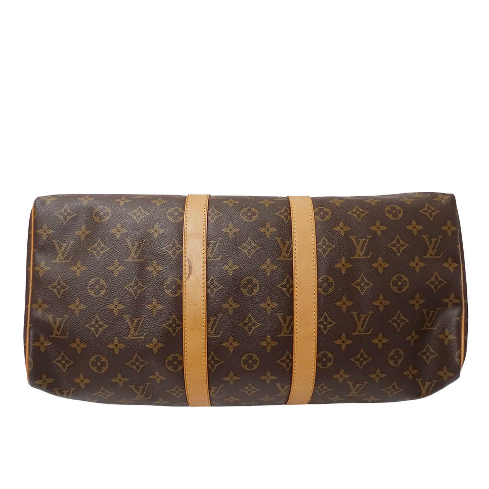 Louis Vuitton Brown Monogram Monogram Boston Bag Handbag (Pre-Owned)
