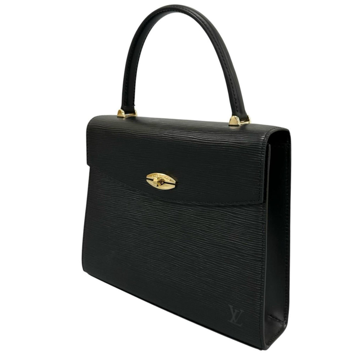 Louis Vuitton Black Epi Leather Handbag (Pre-Owned)