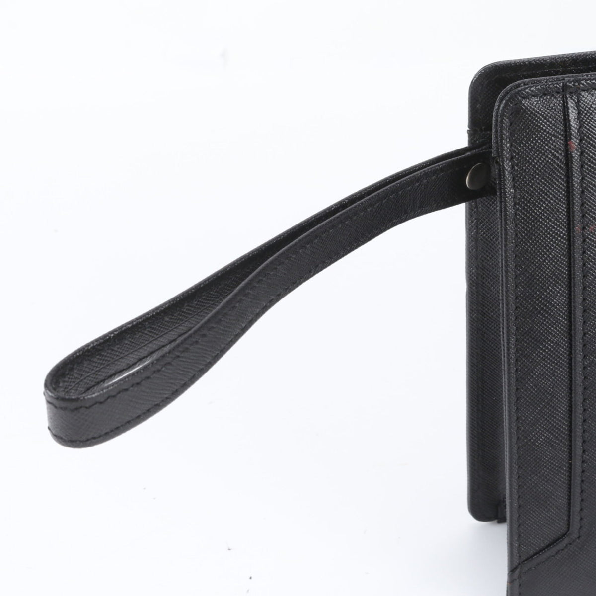 Burberry Black Leather Clutch Bag Pouch (Pre-Owned)