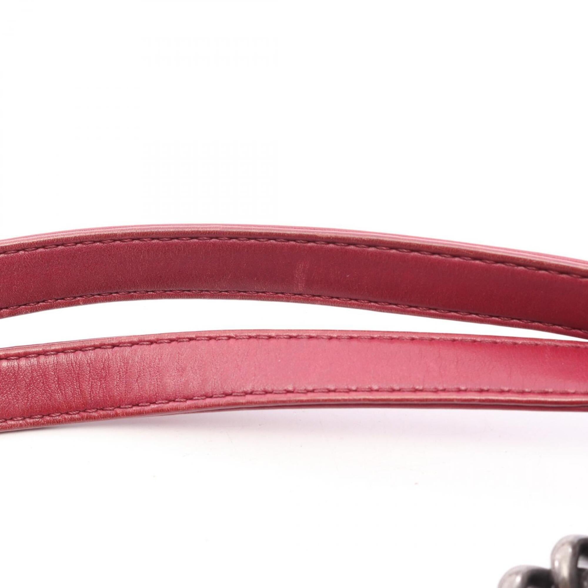 Chanel Pink Leather Handbag Tote Bag (Pre-Owned)