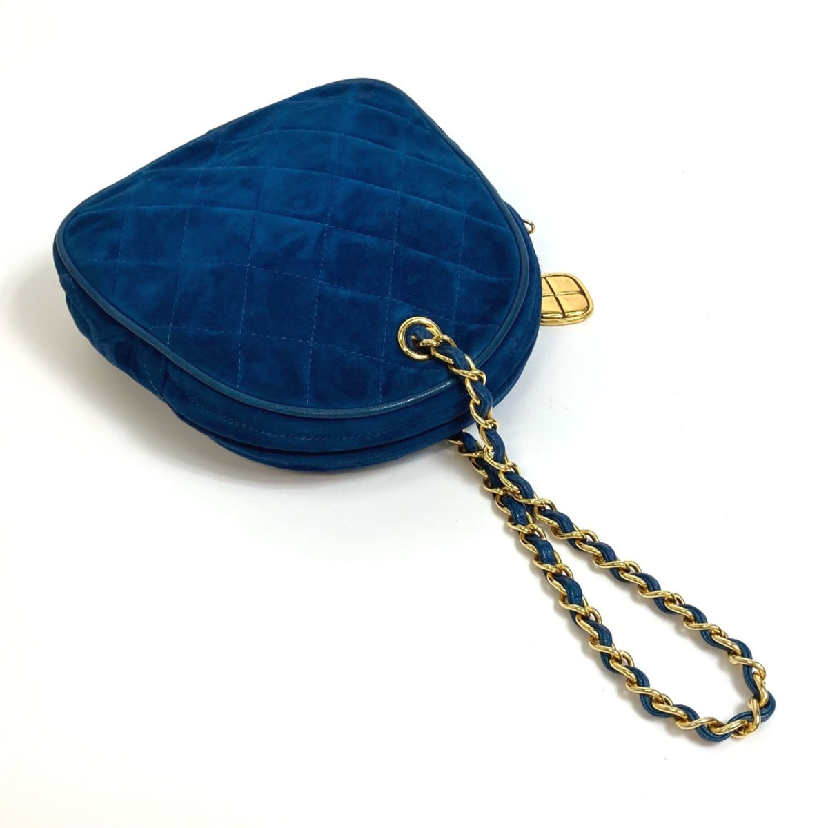 Chanel Blue Leather Handbag (Pre-Owned)