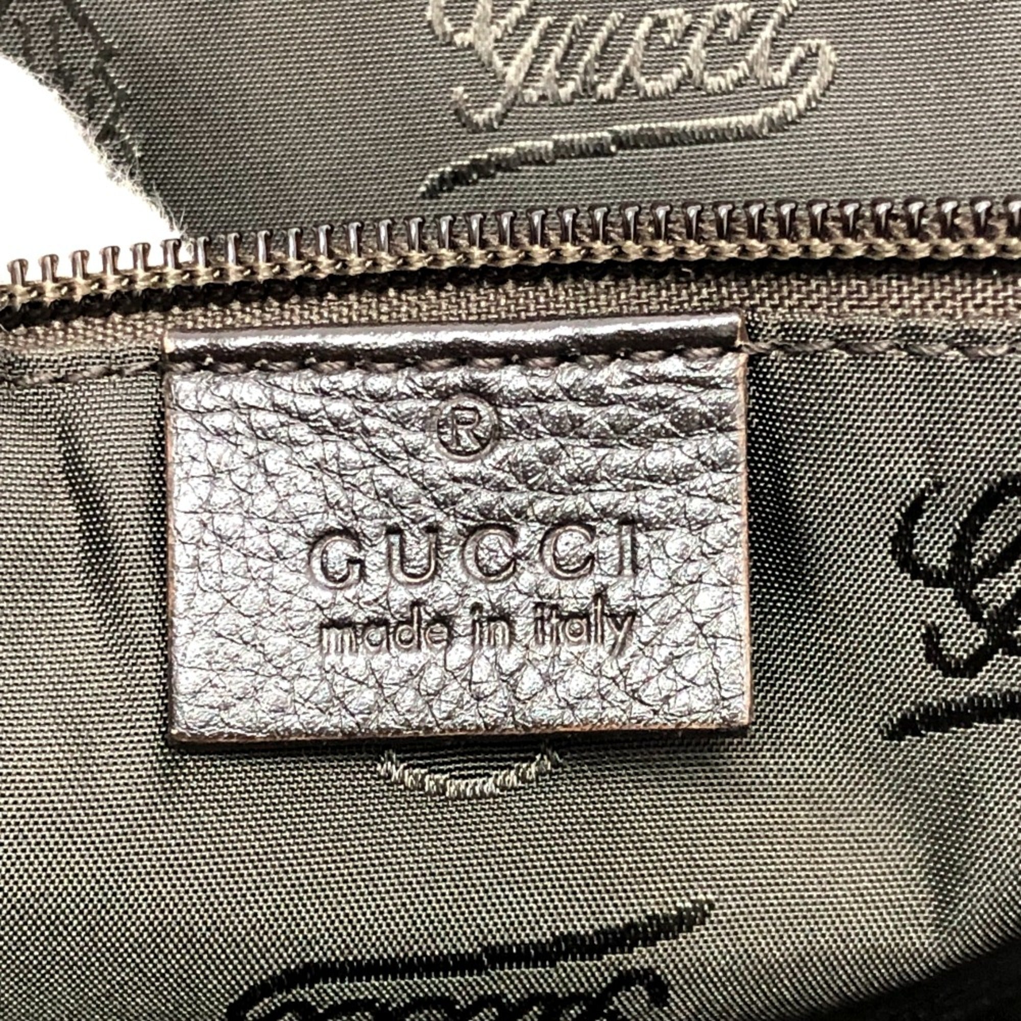Gucci Brown Leather Briefcase (Pre-Owned)