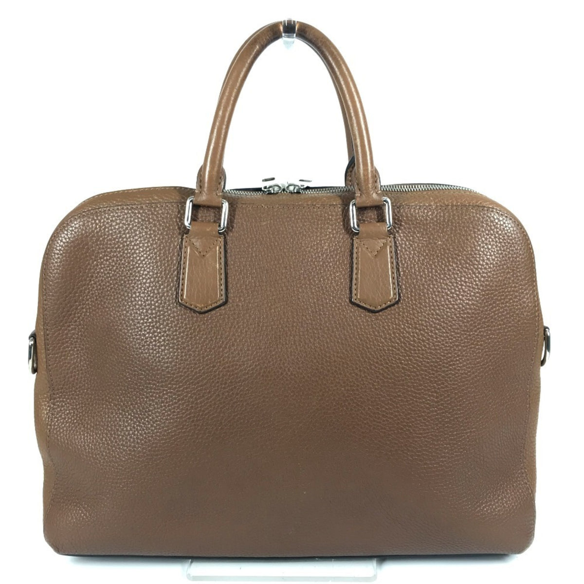 Louis Vuitton Brown Leather Briefcase Handbag Tote Bag (Pre-Owned)