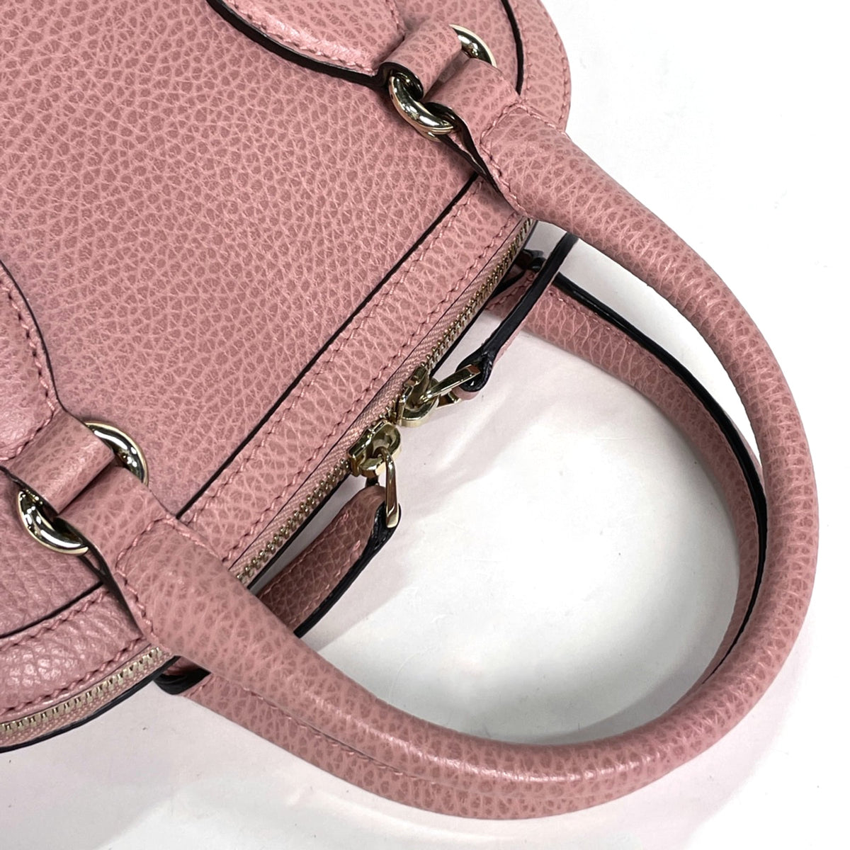 Gucci Pink Leather Handbag (Pre-Owned)