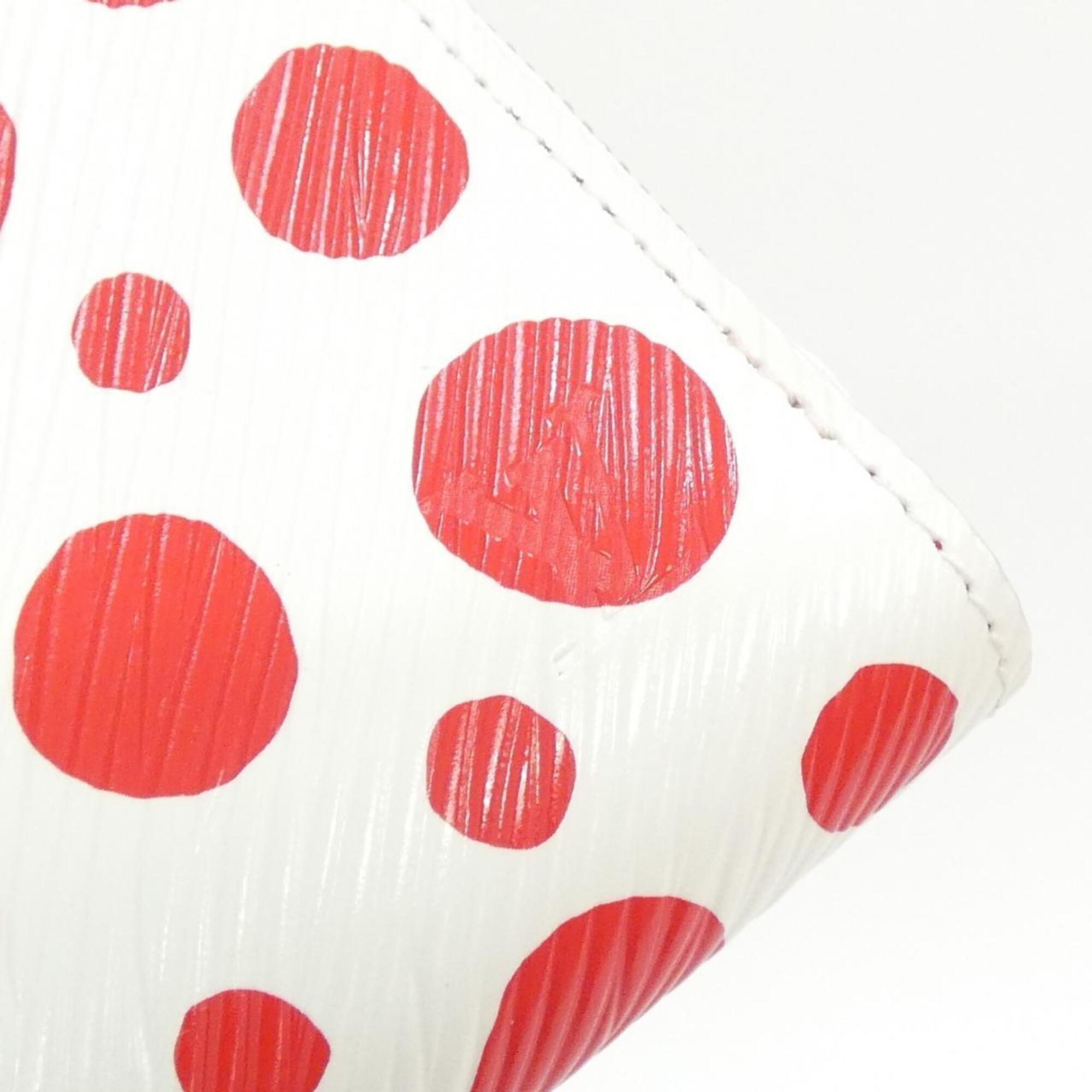 Louis Vuitton Blanc Rouge White Leather Coin Purse/Coin Case (Pre-Owned)
