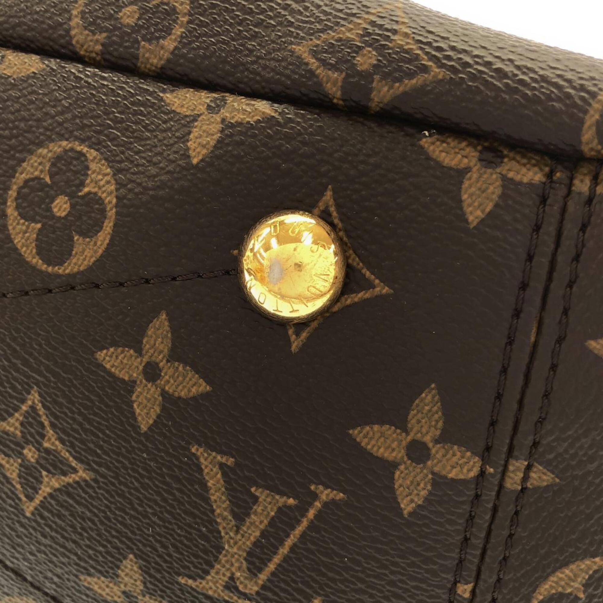 Louis Vuitton Aurore Marron Coated Canvas Handbag (Pre-Owned)