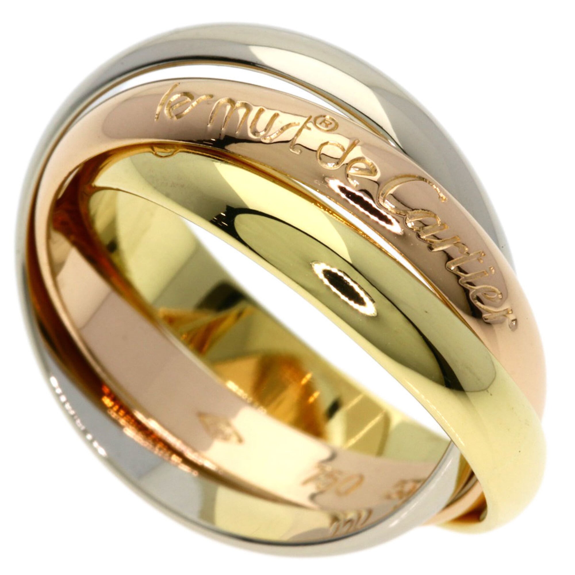 Cartier Yellow Gold (18K) Pink Gold (18K) White Gold (18K) Band Ring (Pre-Owned)