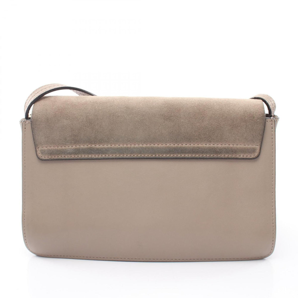 Chloé Beige Leather Suede Handbag Shoulder Bag (Pre-Owned)