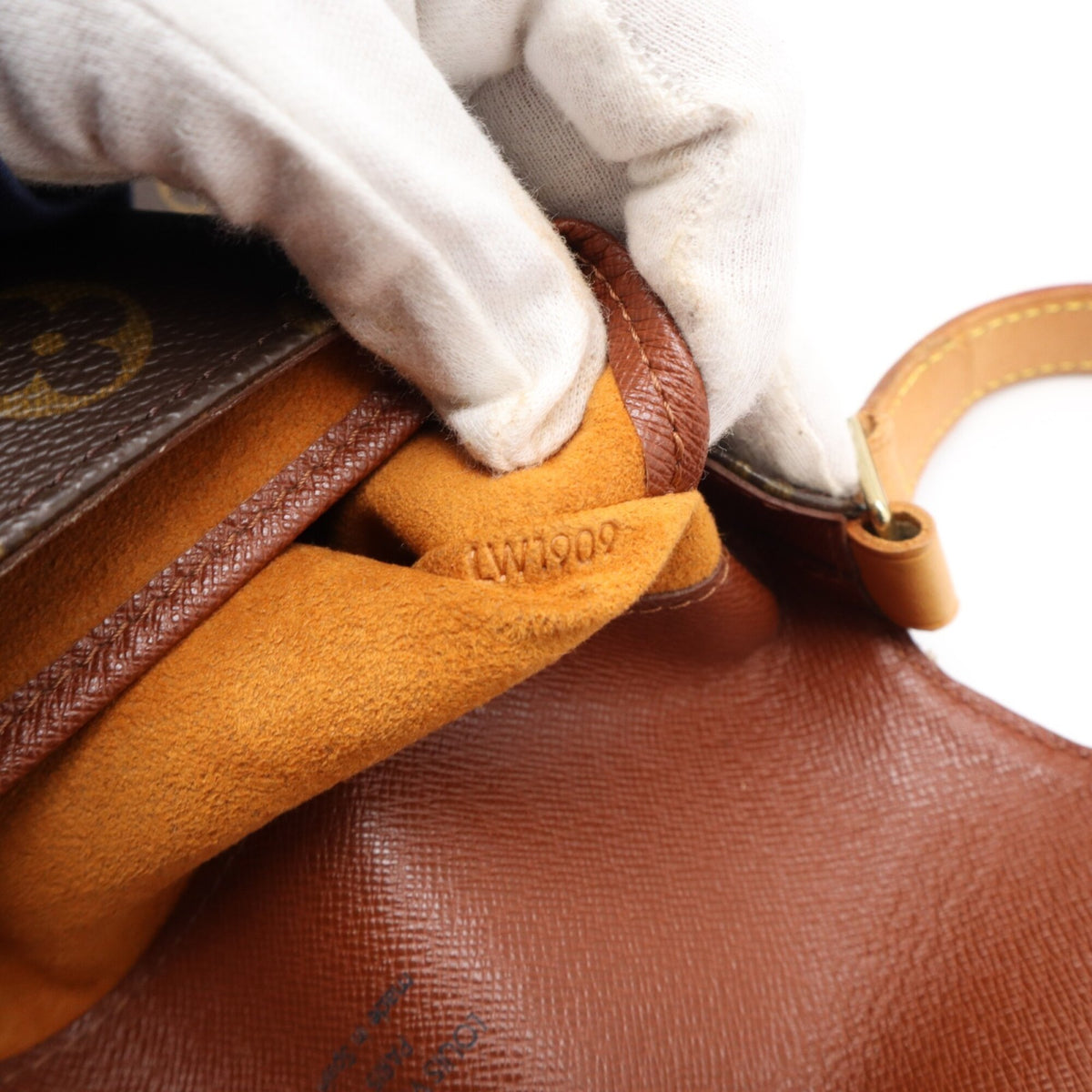 Louis Vuitton Monogram Brown Coated Canvas Leather Shoulder Bag (Pre-Owned)