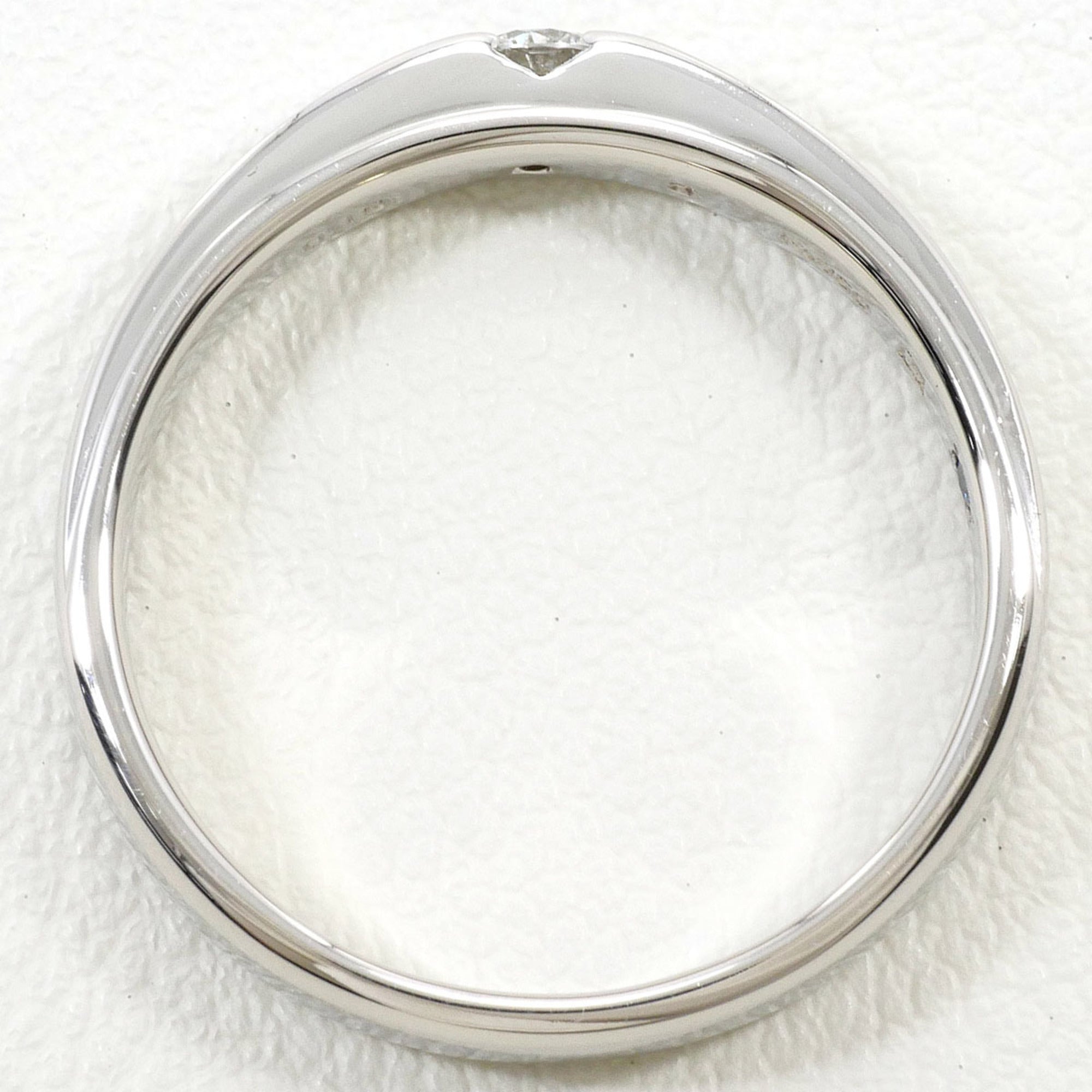 Unbranded Blue Clear Platinum Platinum 950 Band Ring (Pre-Owned)