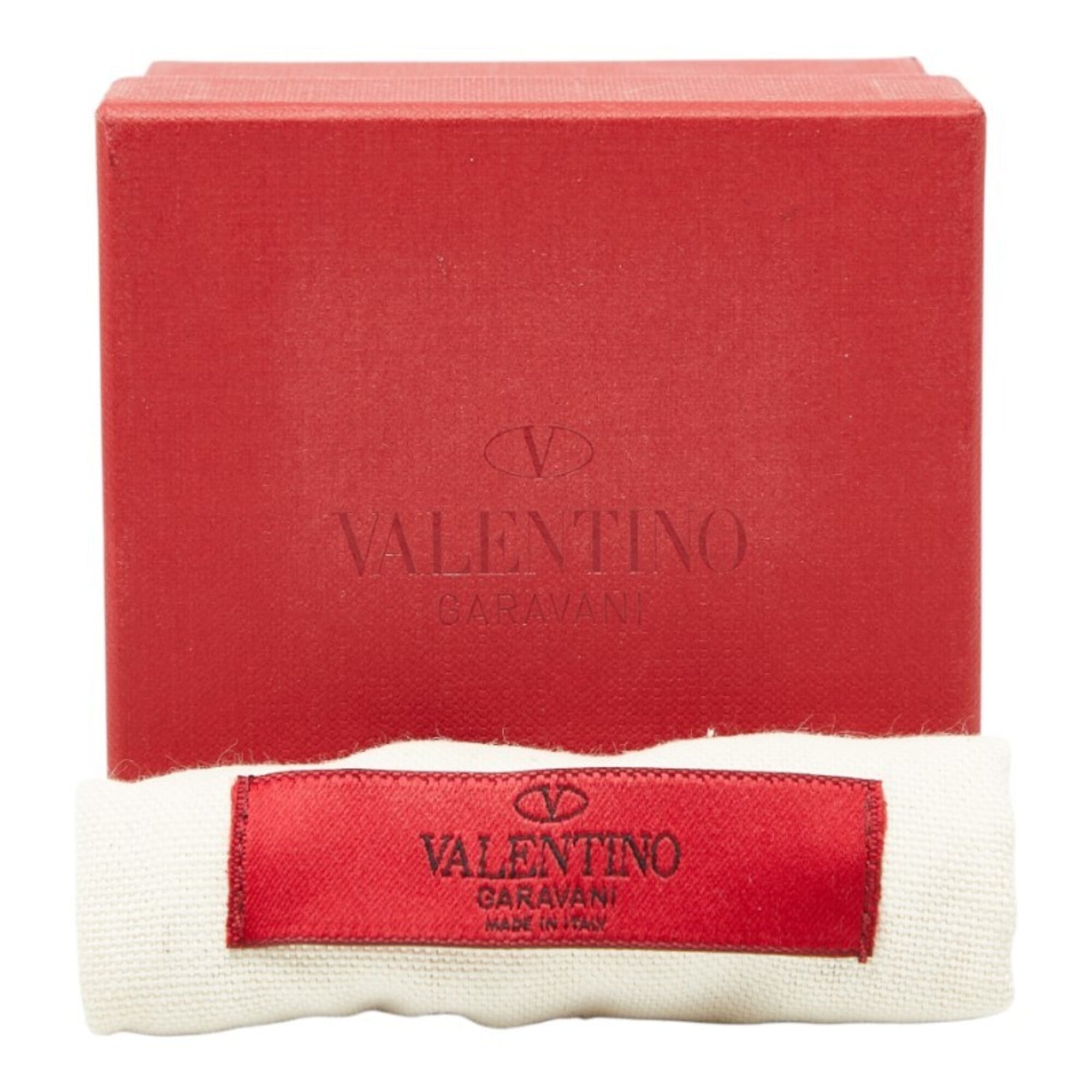 Valentino Black Leather Handbag Pouch (Pre-Owned)