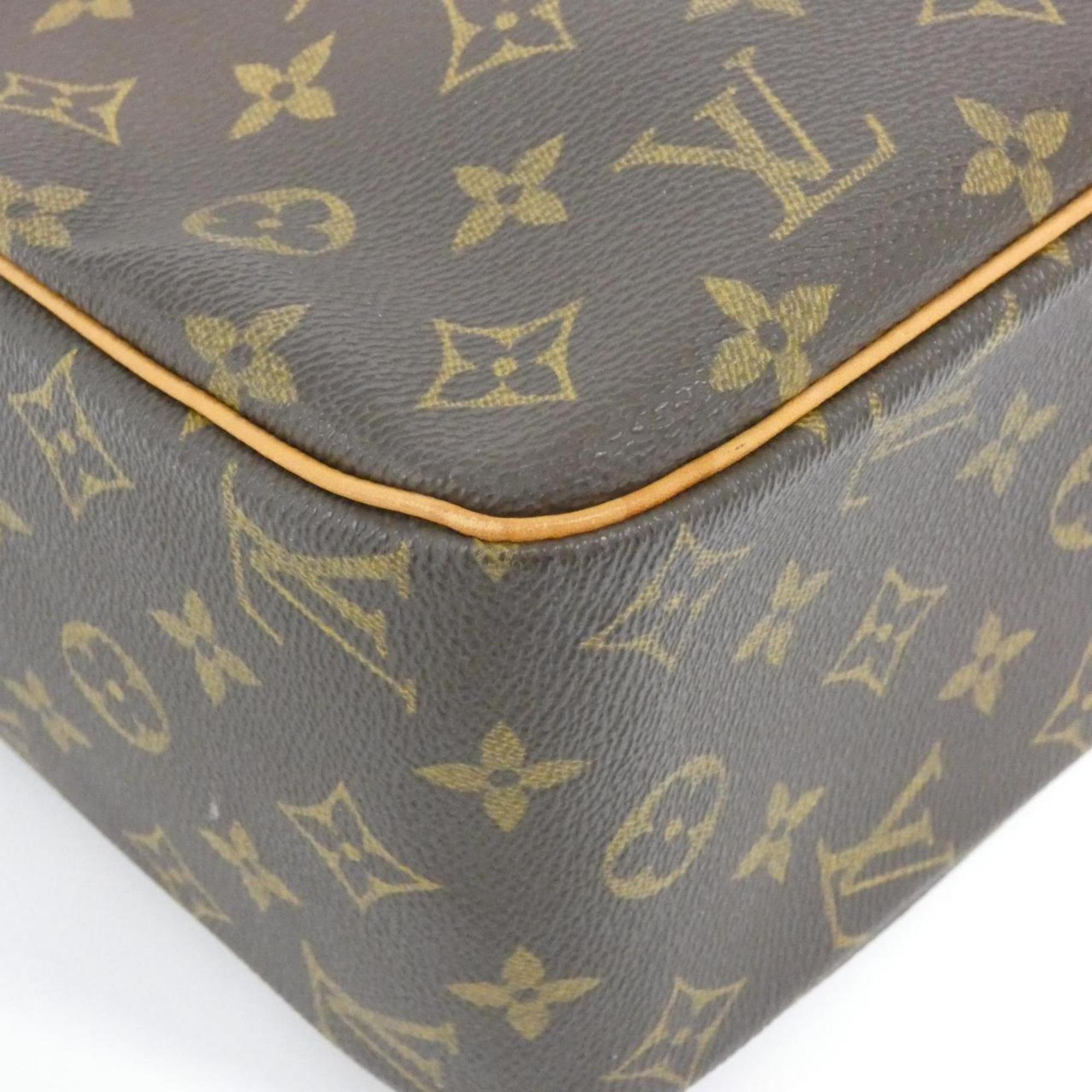 Louis Vuitton Brown Coated Canvas Shoulder Bag (Pre-Owned)