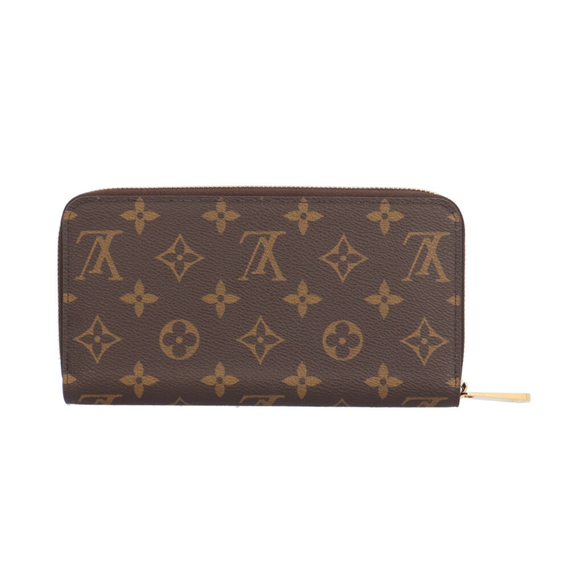 Louis Vuitton Monogram Brown Fuchsia Monogram Canvas Long Wallet (Bi-Fold) (Pre-Owned)