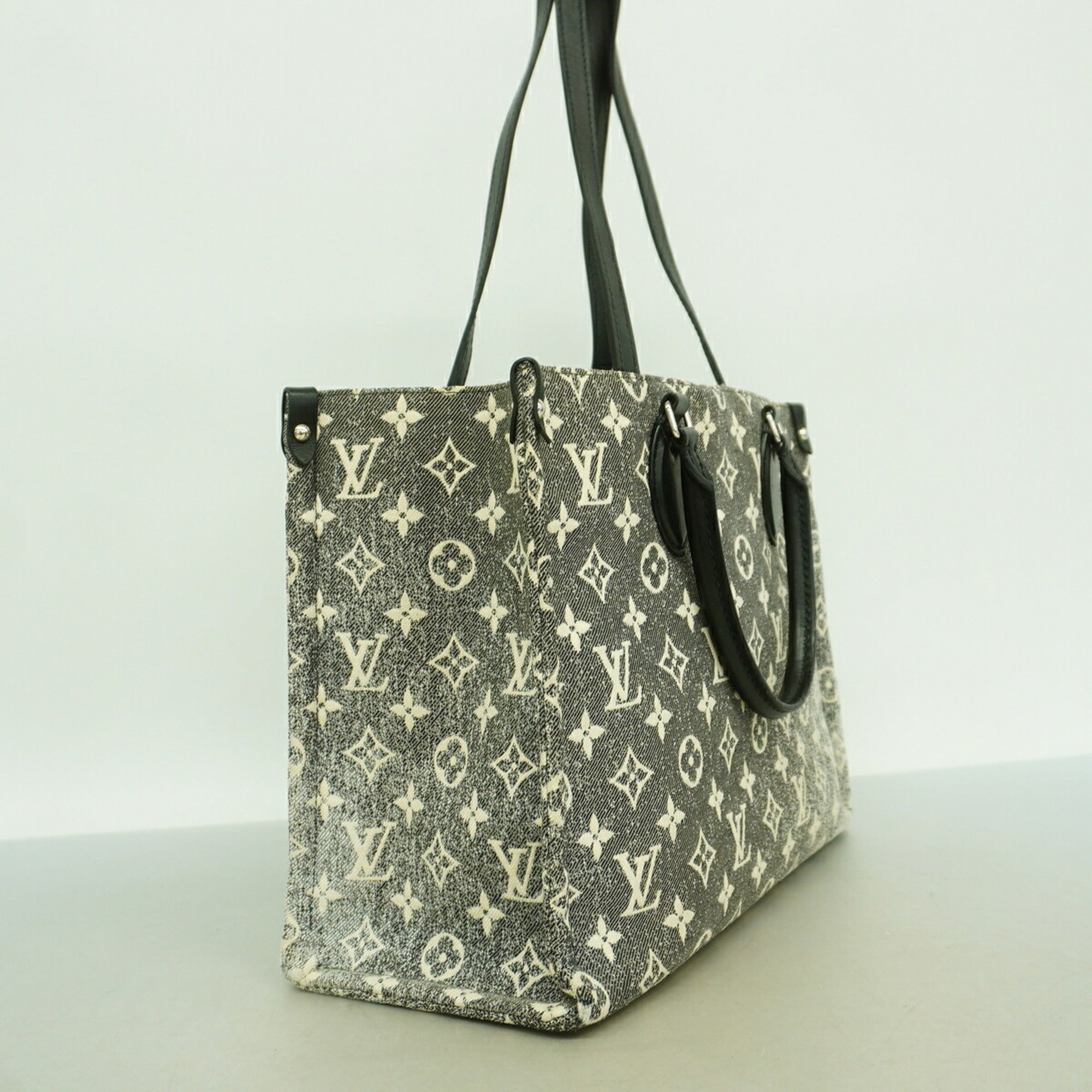 Louis Vuitton Black Gray Tote Bag (Pre-Owned)