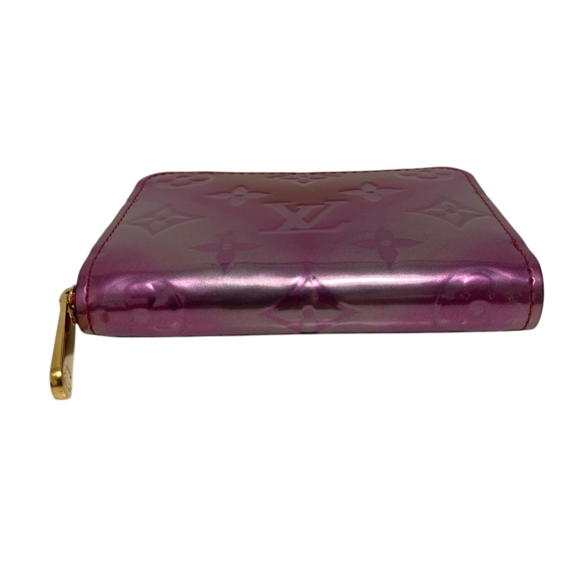 Louis Vuitton Monogram Vernis Metallic Pink Monogram Vernis Coin Purse/Coin Case (Pre-Owned)