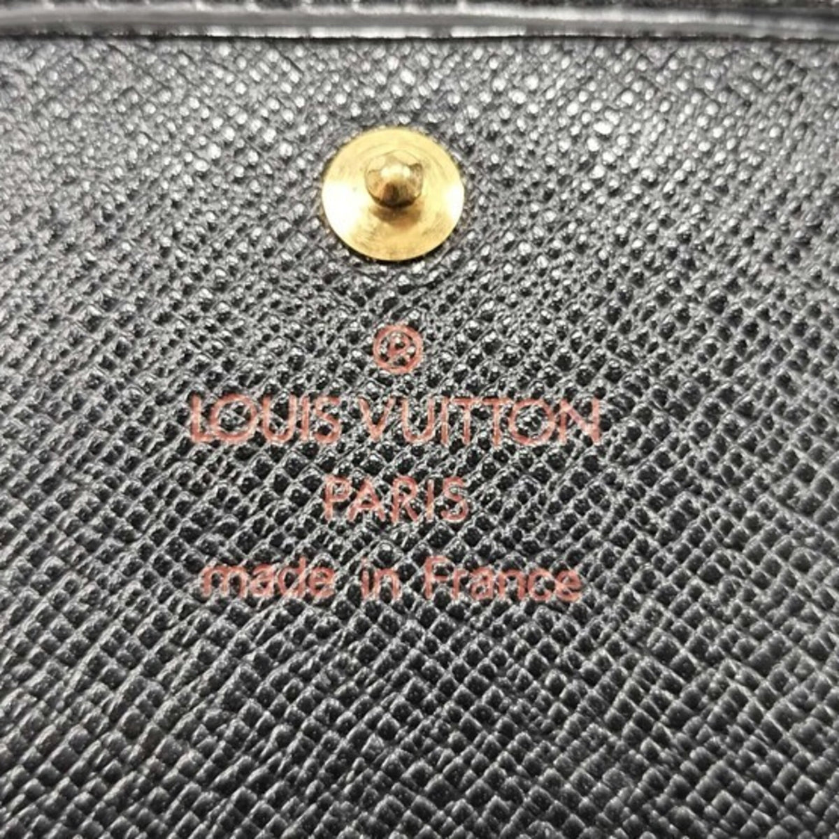 Louis Vuitton Epi Black Epi Leather Long Wallet (Bi-Fold) (Pre-Owned)