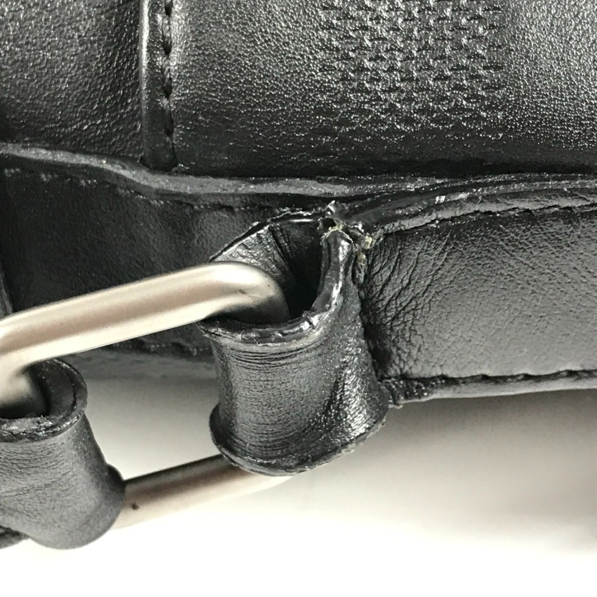 Louis Vuitton Black Onyx Damier Infini Leather Messenger Bag Shoulder Bag (Pre-Owned)