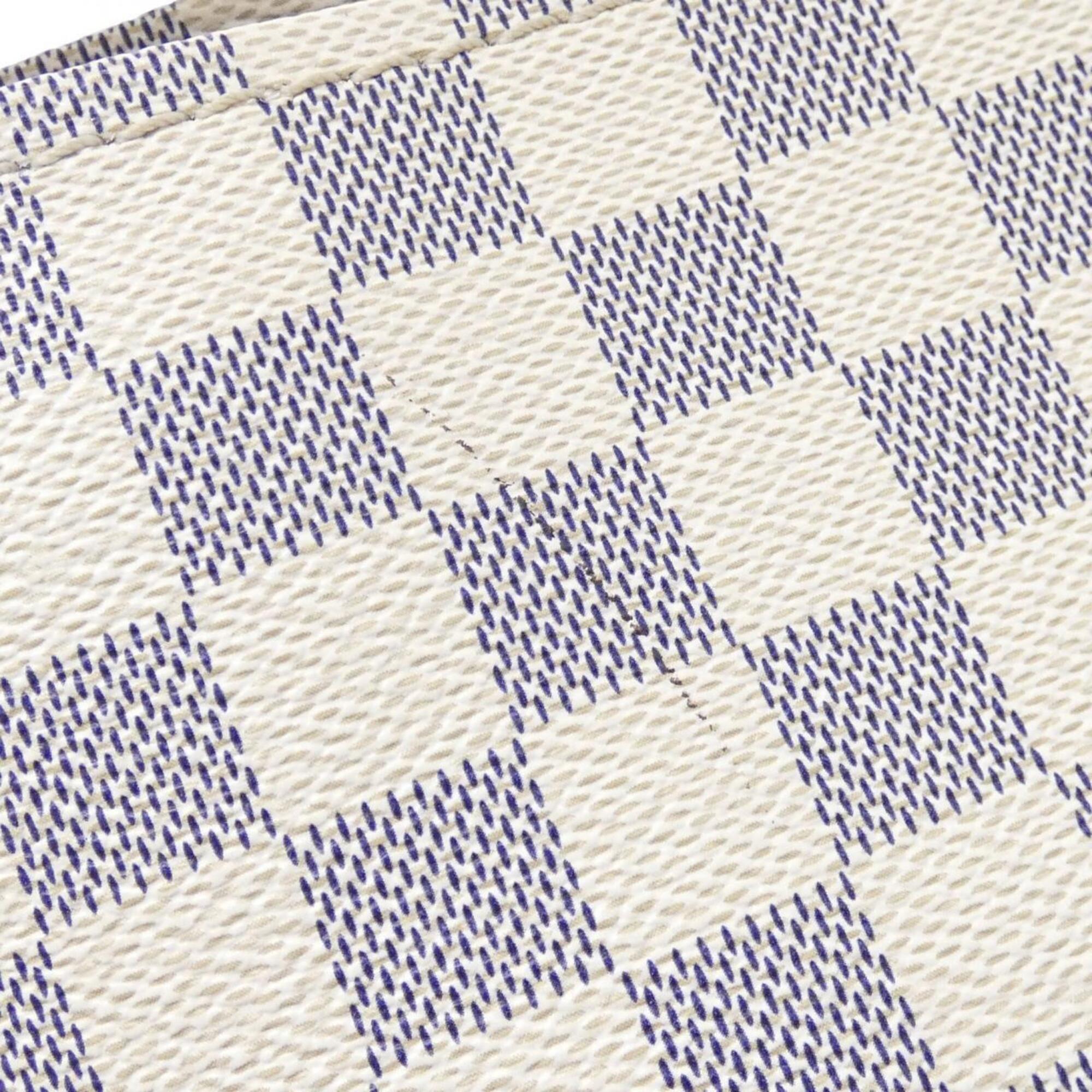 Louis Vuitton Azur Coated Canvas Shoulder Bag (Pre-Owned)