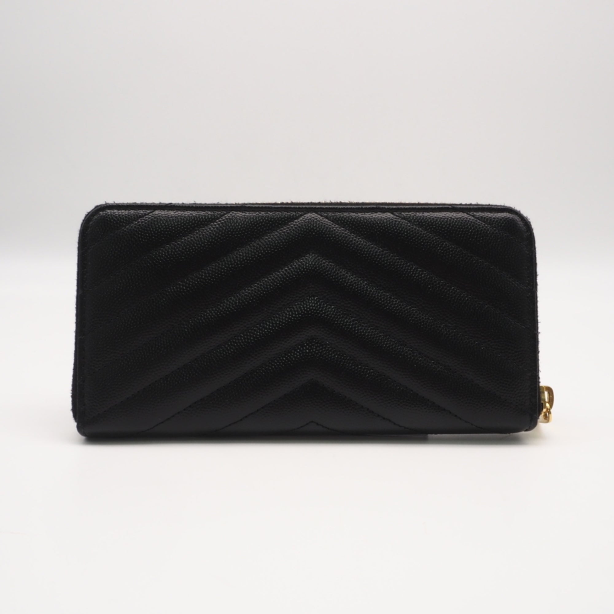 Saint Laurent Black Long Wallet (Bi-Fold) (Pre-Owned)