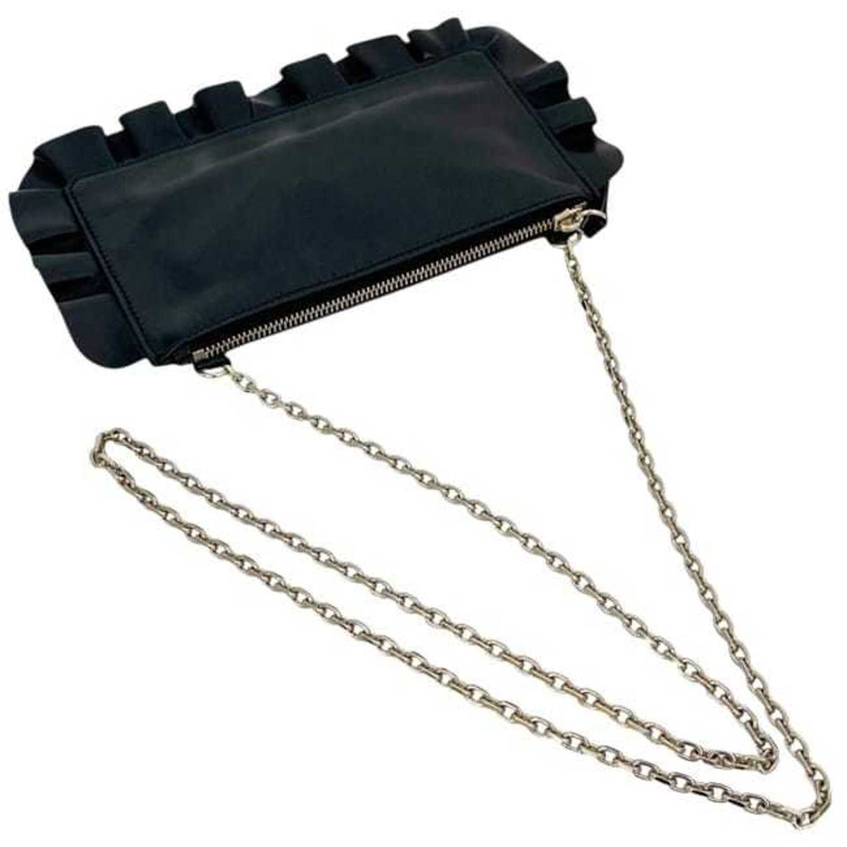 Redvalentino Black Leather Shoulder Bag (Pre-Owned)