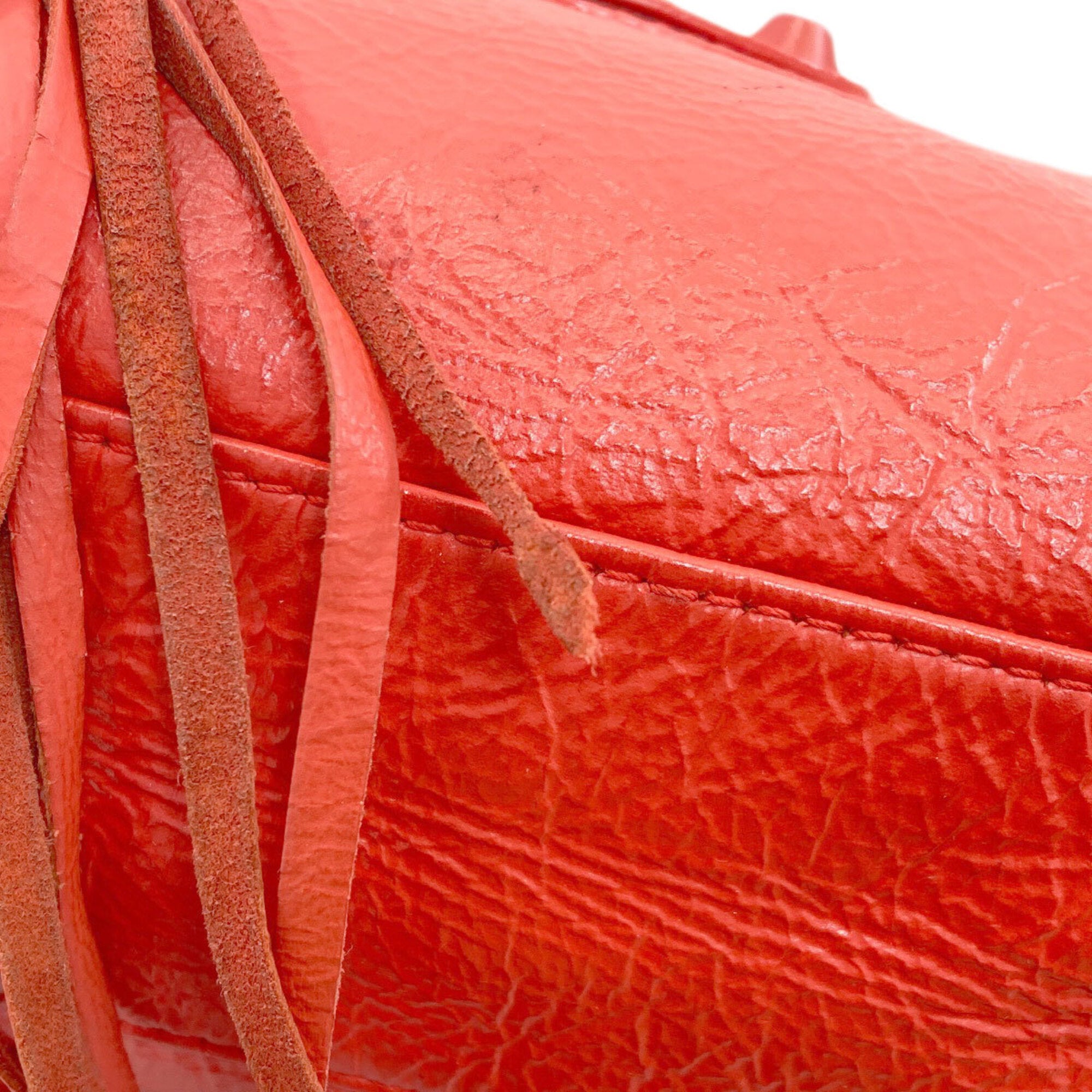 Balenciaga Red Color Leather Handbag (Pre-Owned)