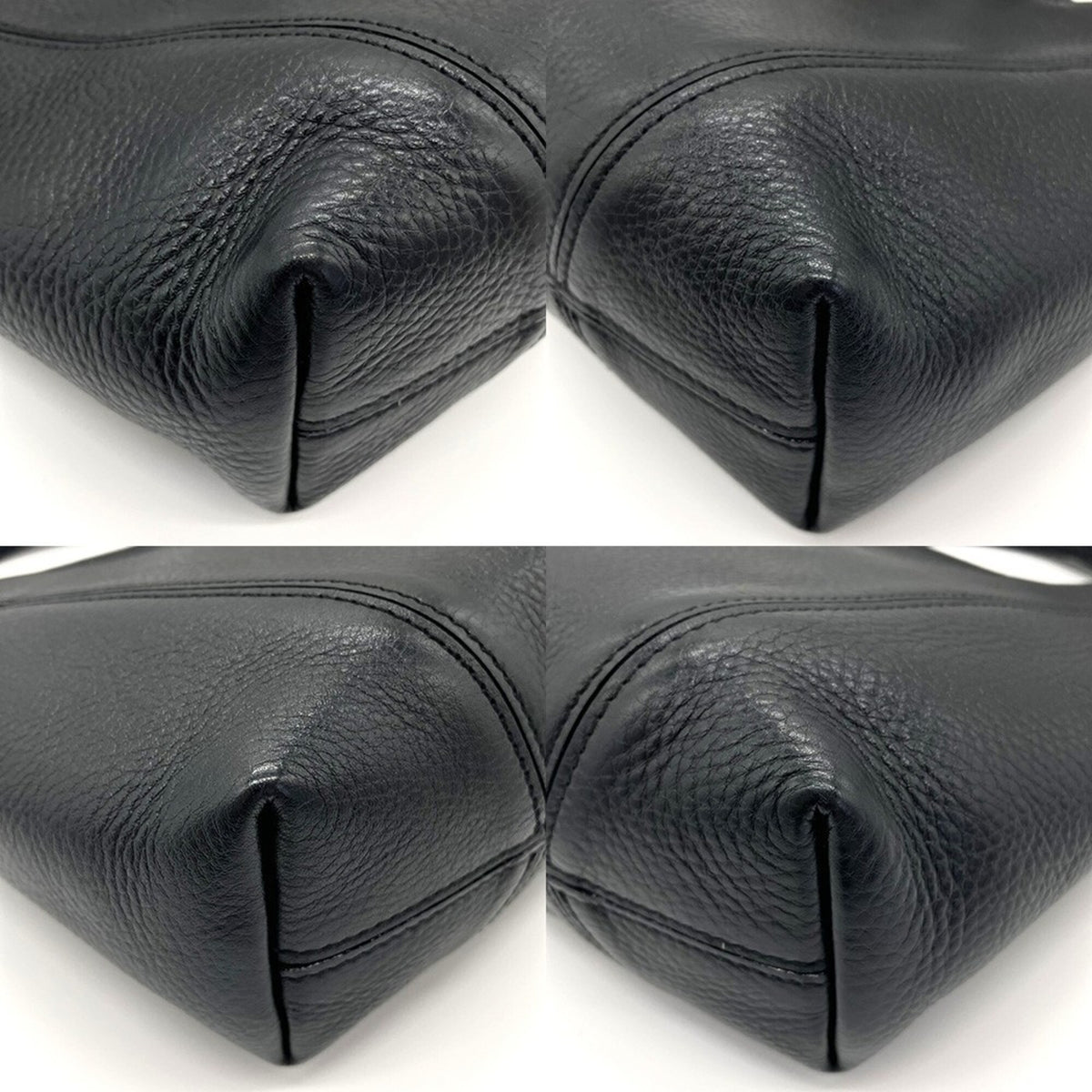Chloé Black Leather Tote Bag (Pre-Owned)