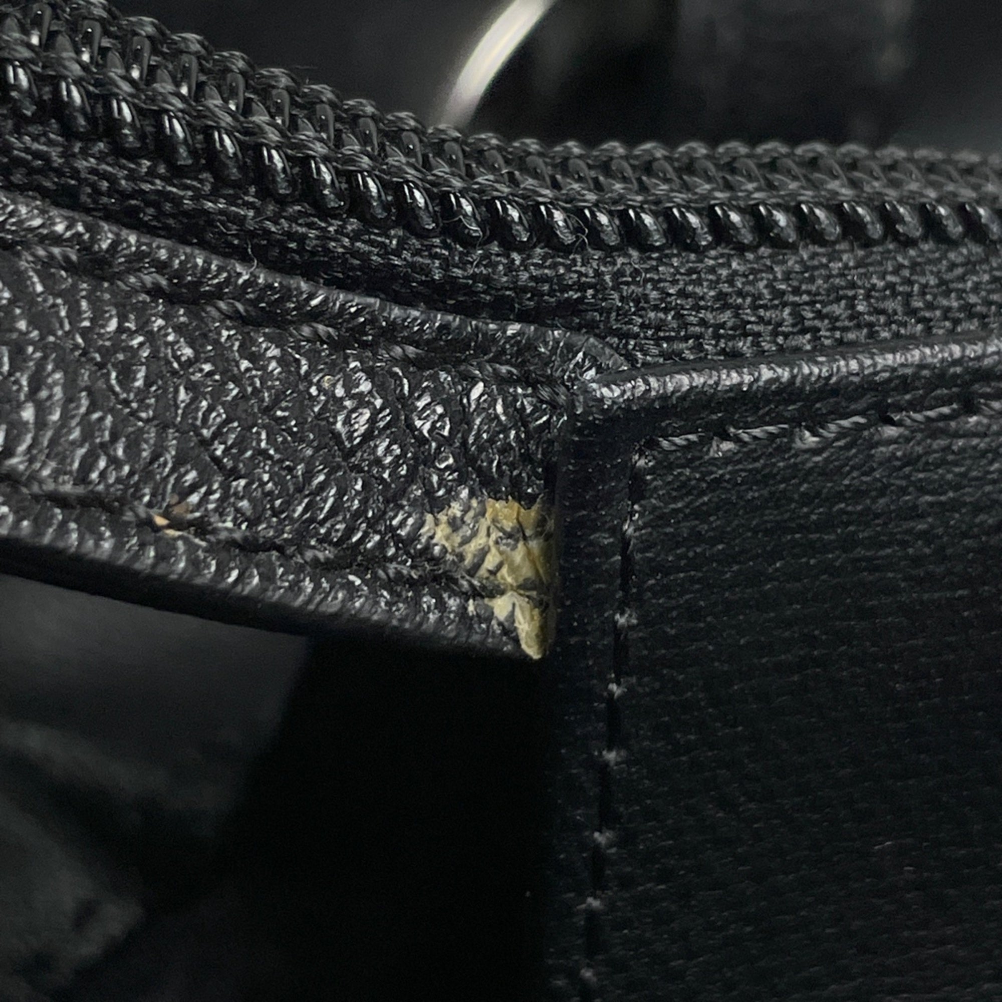 Chanel Black Coated Canvas Tote Bag (Pre-Owned)