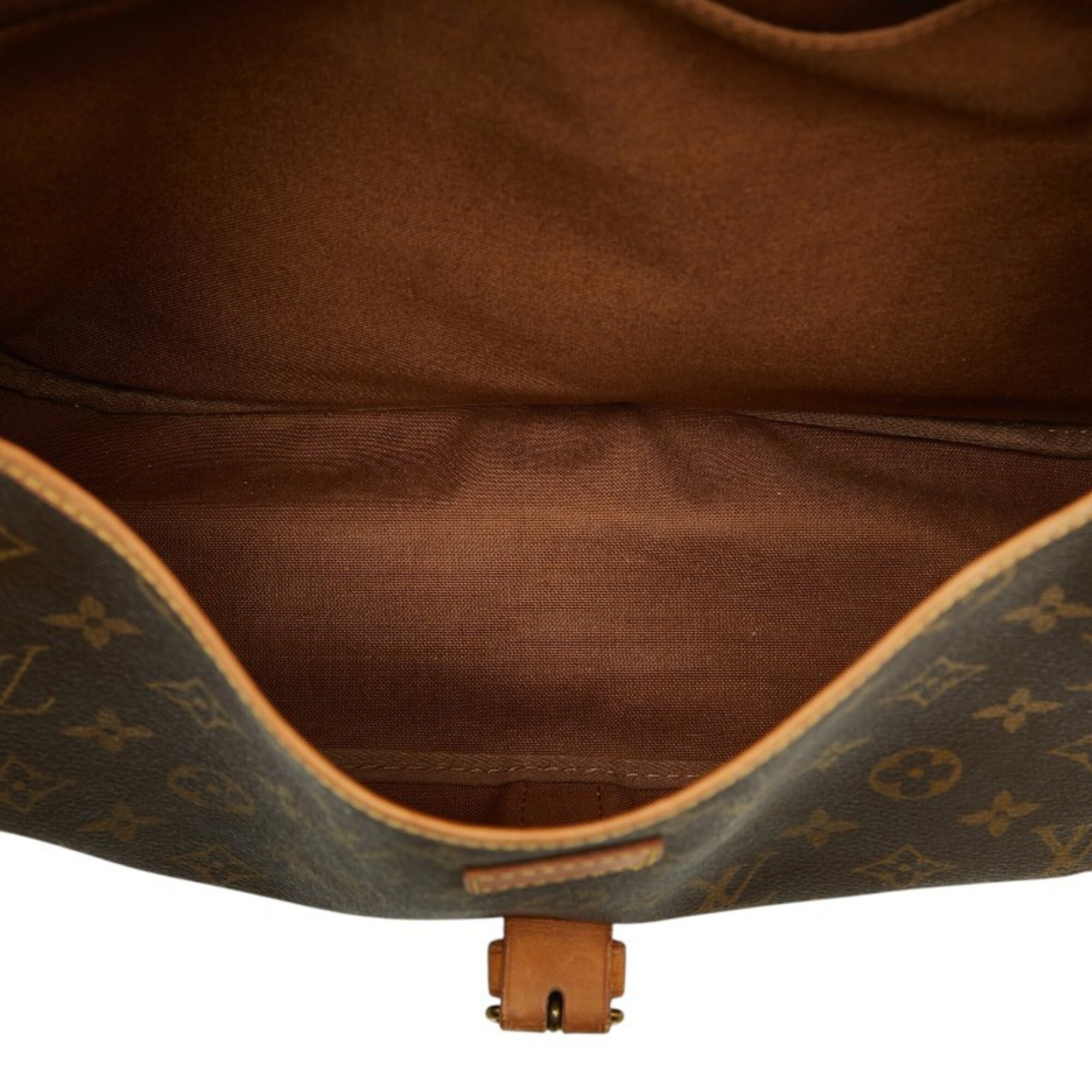 Louis Vuitton Brown Pvc Leather Shoulder Bag (Pre-Owned)