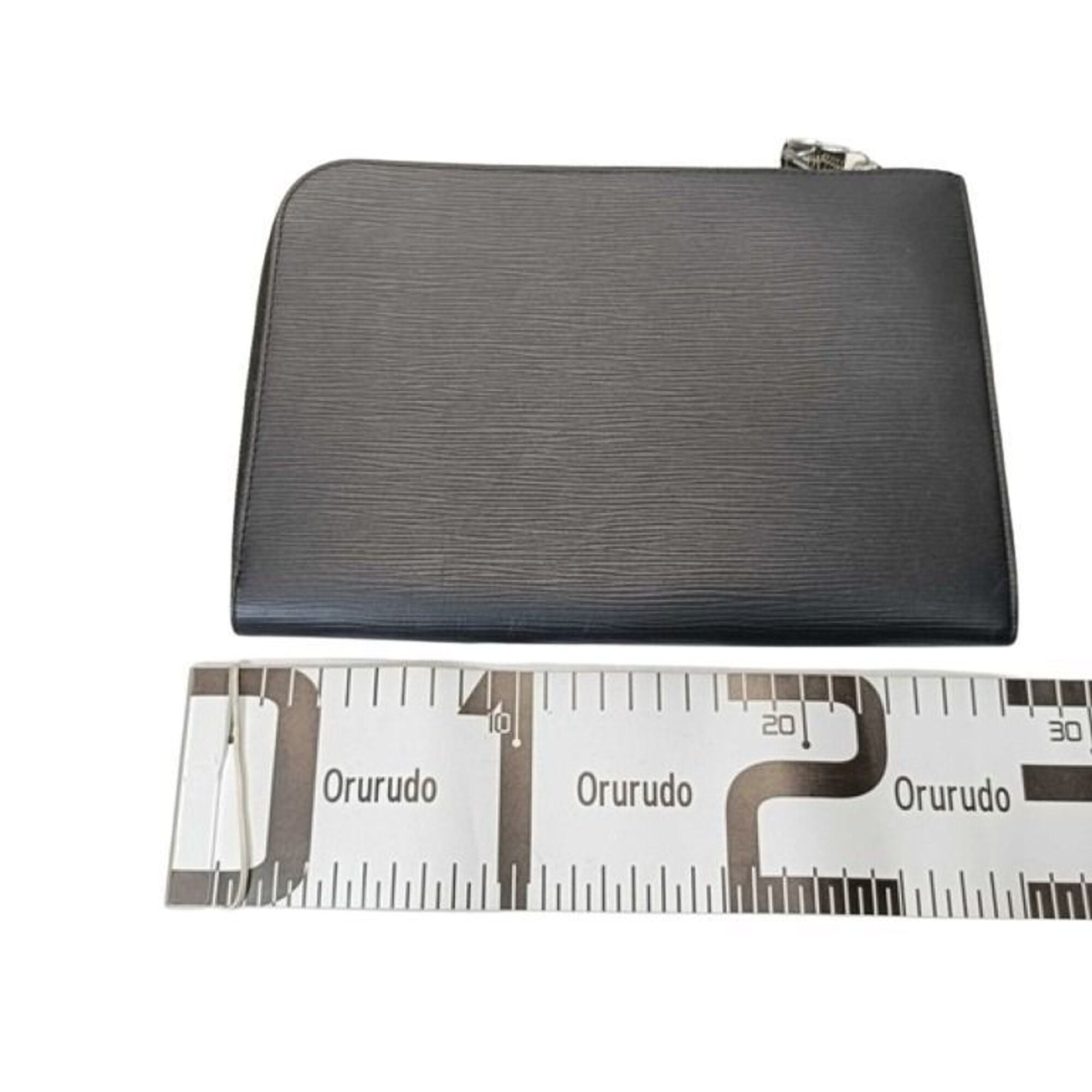 Louis Vuitton Black Epi Leather Clutch Bag Pochette (Pre-Owned)
