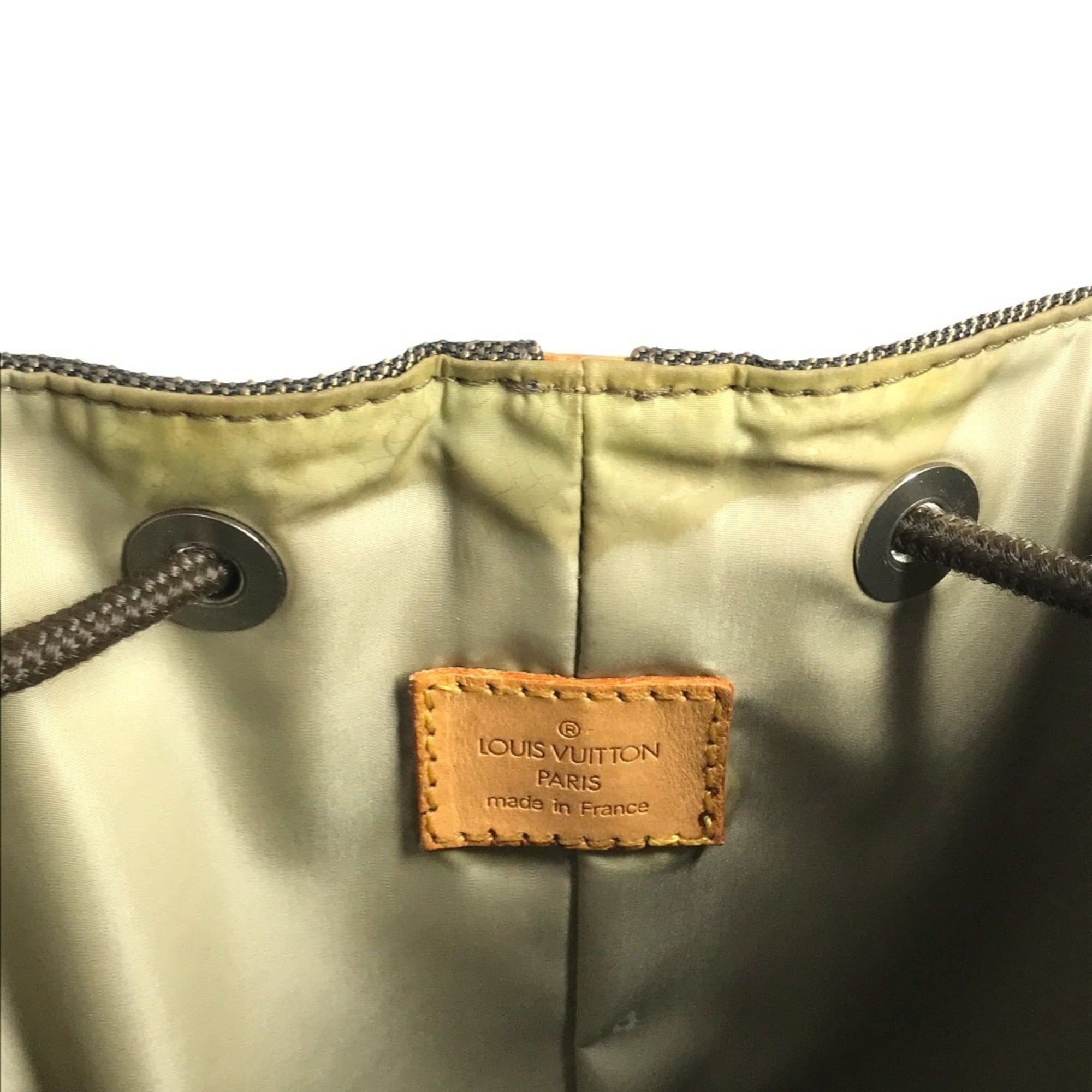 Louis Vuitton Earth Khaki Damier Geant Canvas Shoulder Bag (Pre-Owned)