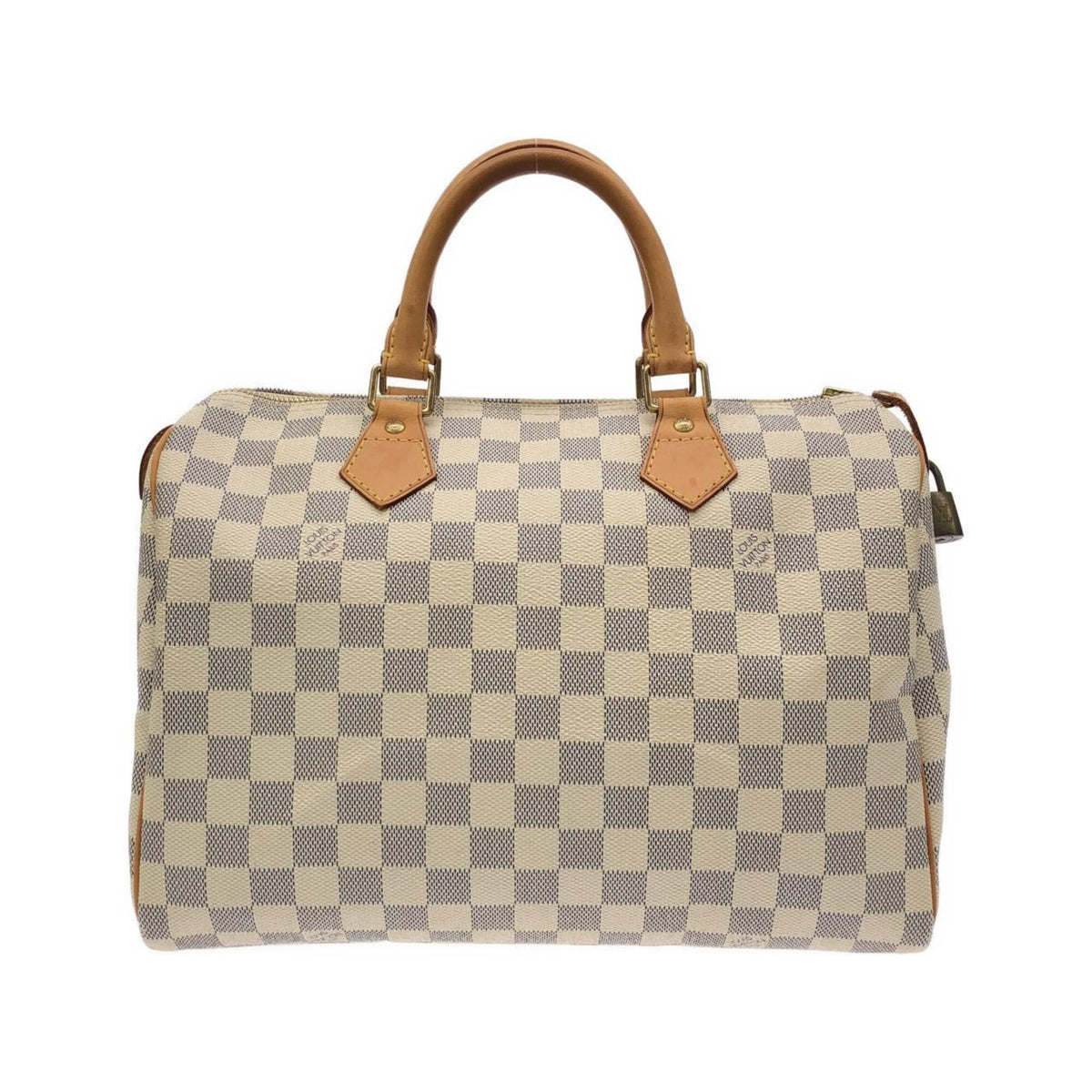 Louis Vuitton Azur Coated Canvas Boston Bag (Pre-Owned)
