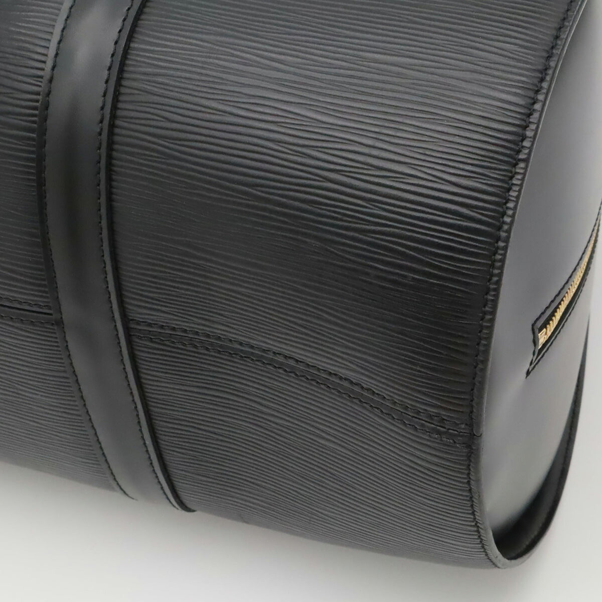 Louis Vuitton Black Noir Epi Leather Boston Bag Shoulder Bag (Pre-Owned)