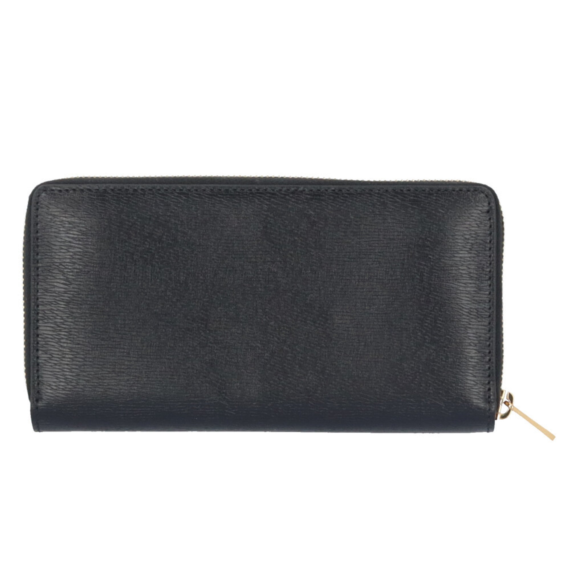 Gucci Black Leather Long Wallet (Bi-Fold) (Pre-Owned)