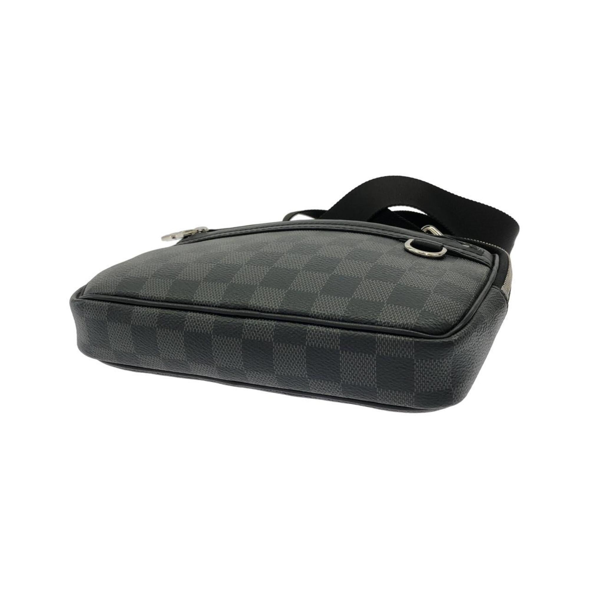 Louis Vuitton Graphite Coated Canvas Shoulder Bag (Pre-Owned)