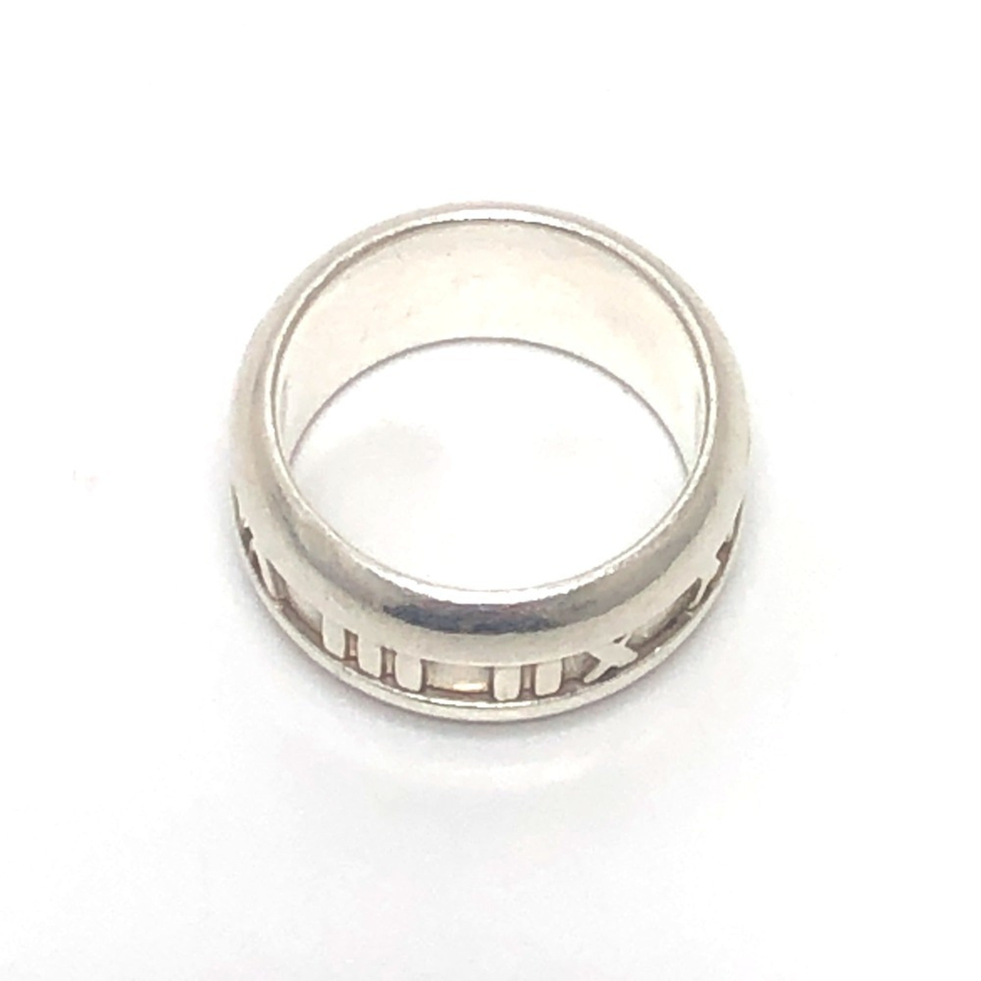 Tiffany Silver Silver 925 Band Ring (Pre-Owned)