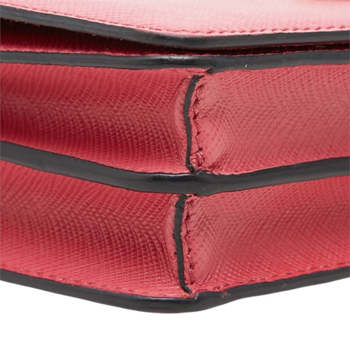 Prada Pink Saffiano Shoulder Bag (Pre-Owned)