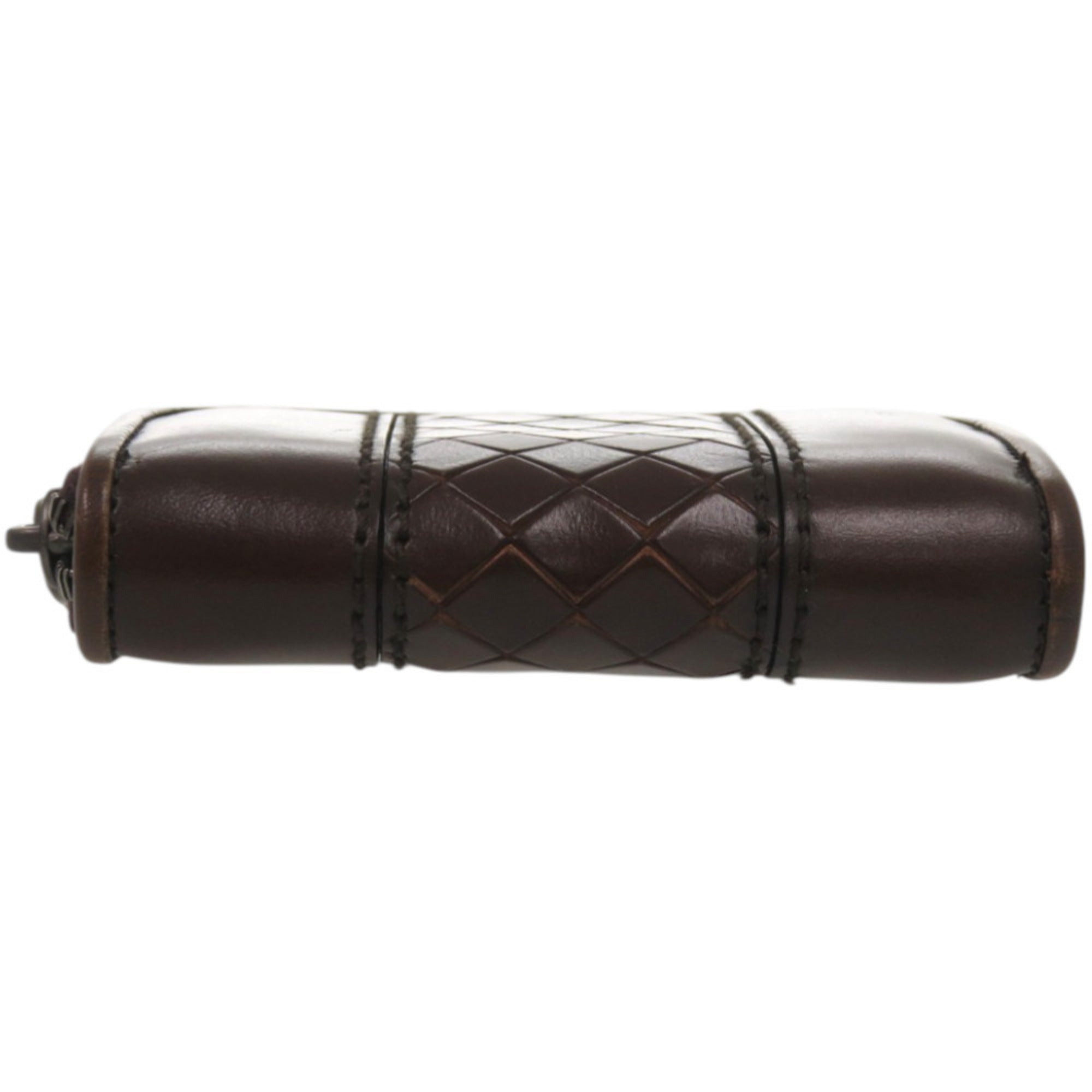 Bottega Veneta Brown Leather Coin Purse/Coin Case (Pre-Owned)